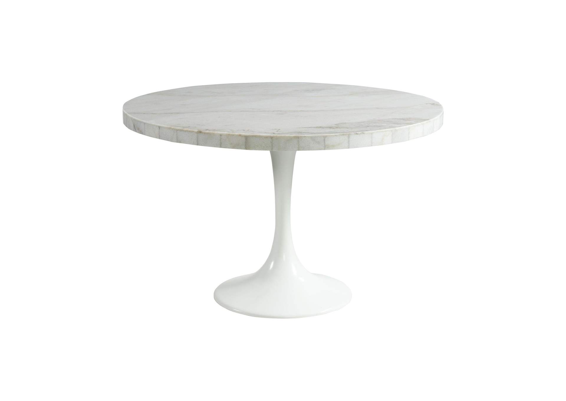 Celeste Round Dining Table In White image 8