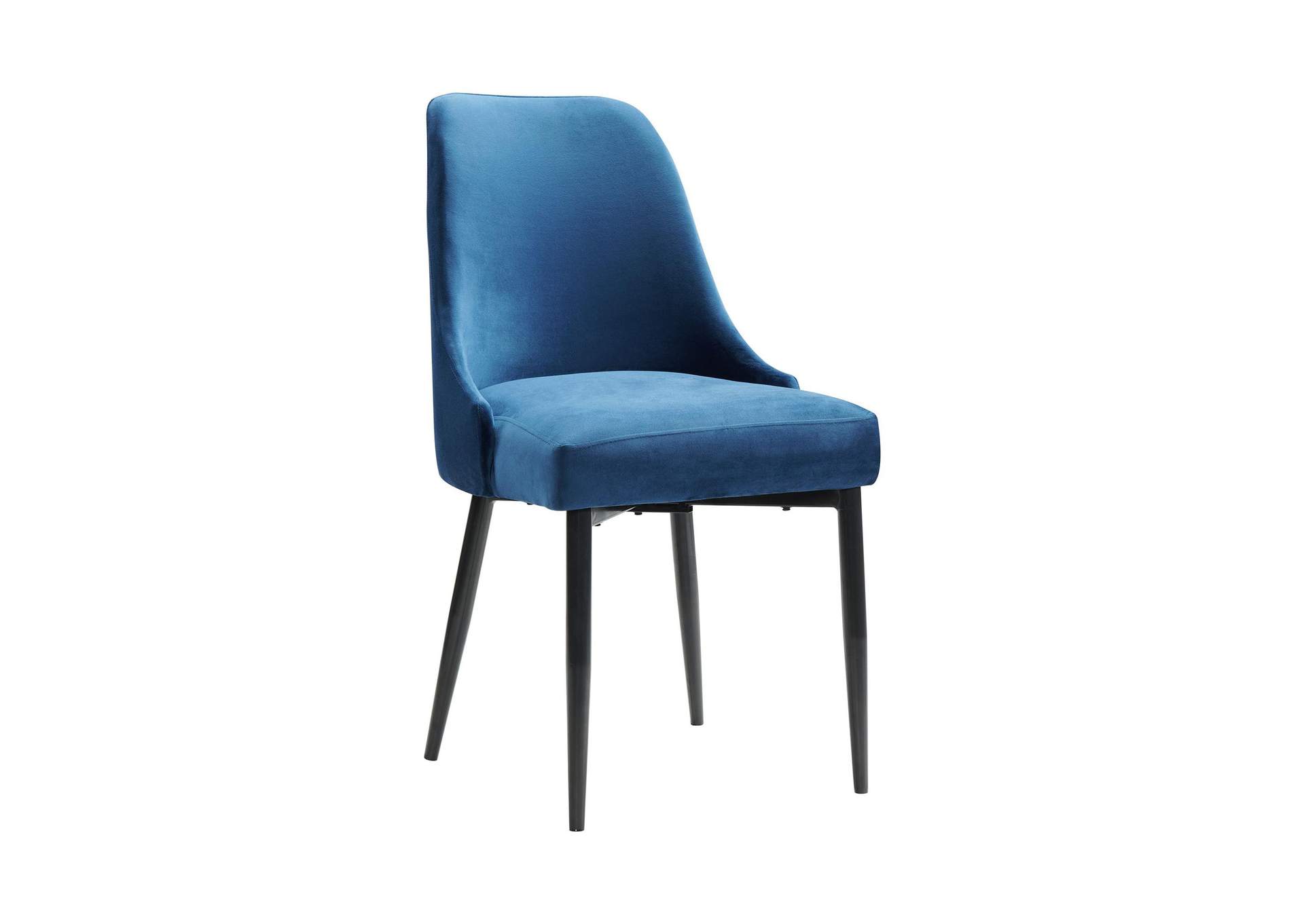 Celeste Dining Side Chair With Blue Fabric 2 Per Carton image 9
