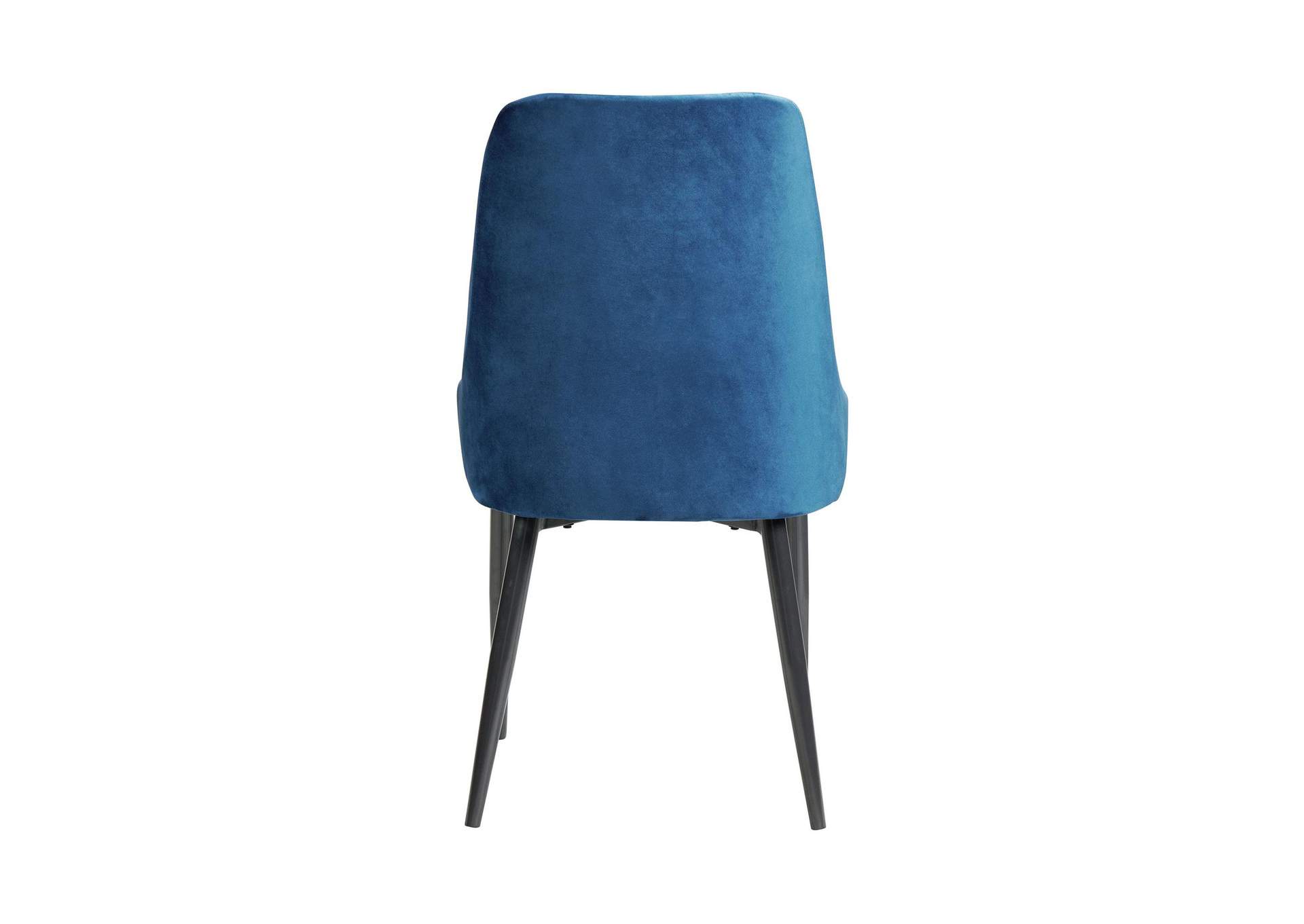 Celeste Dining Side Chair With Blue Fabric 2 Per Carton image 13