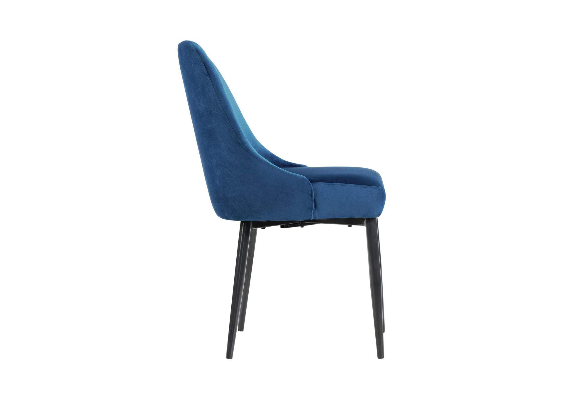 Celeste Dining Side Chair With Blue Fabric 2 Per Carton image 12