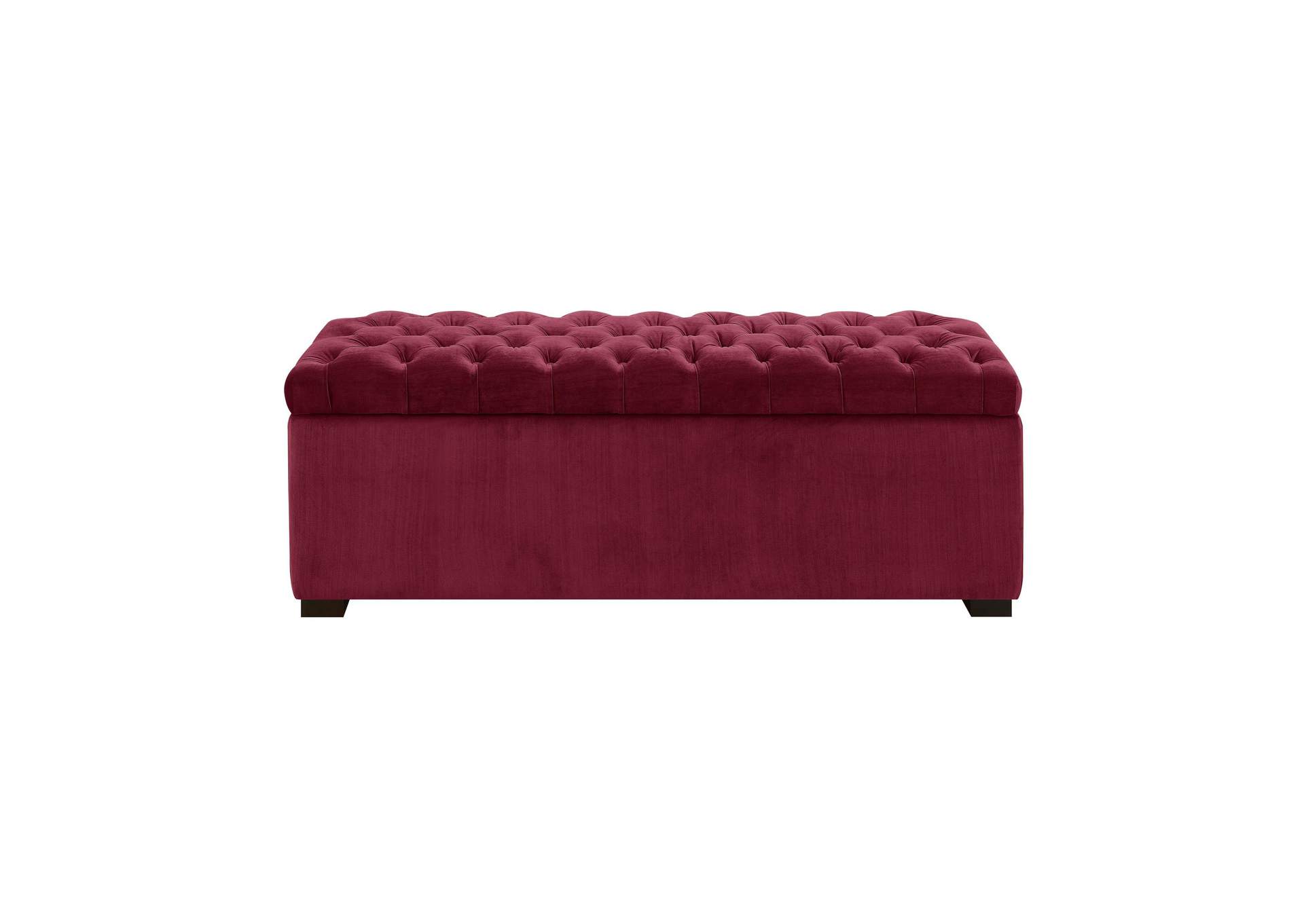 Chandler 1668 Shoe Storage Bench Broadway Red image 9