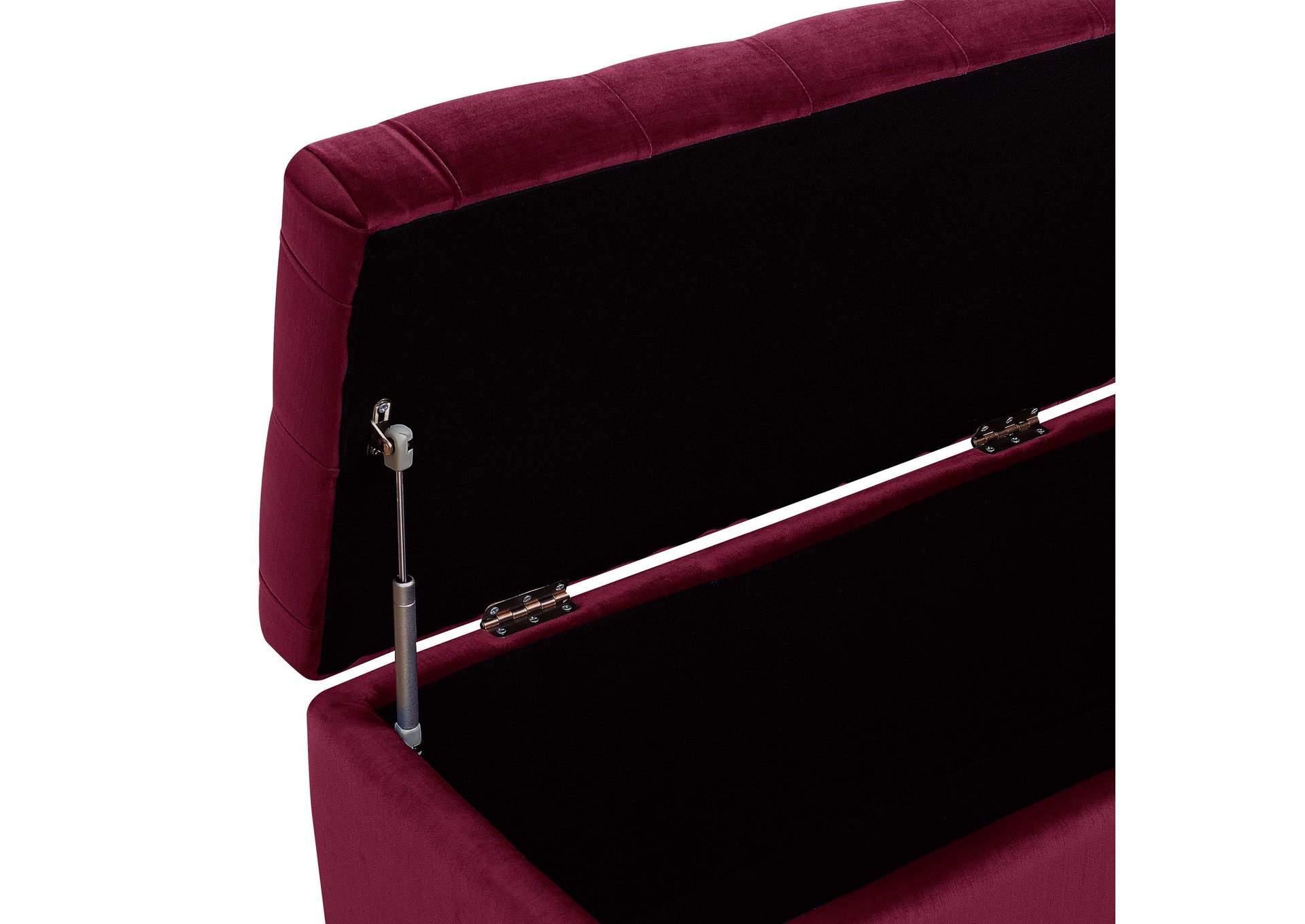 Chandler 1668 Shoe Storage Bench Broadway Red image 5