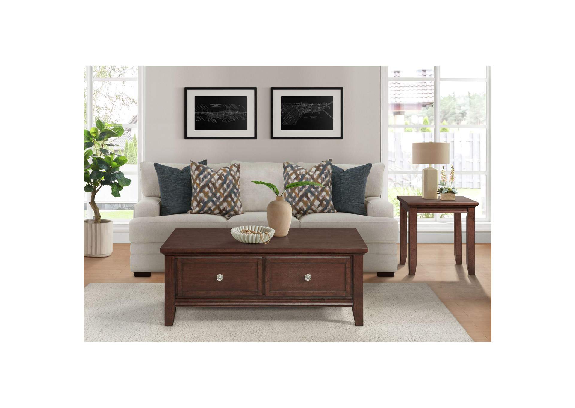 Chatham Coffee Table In Cherry image 1