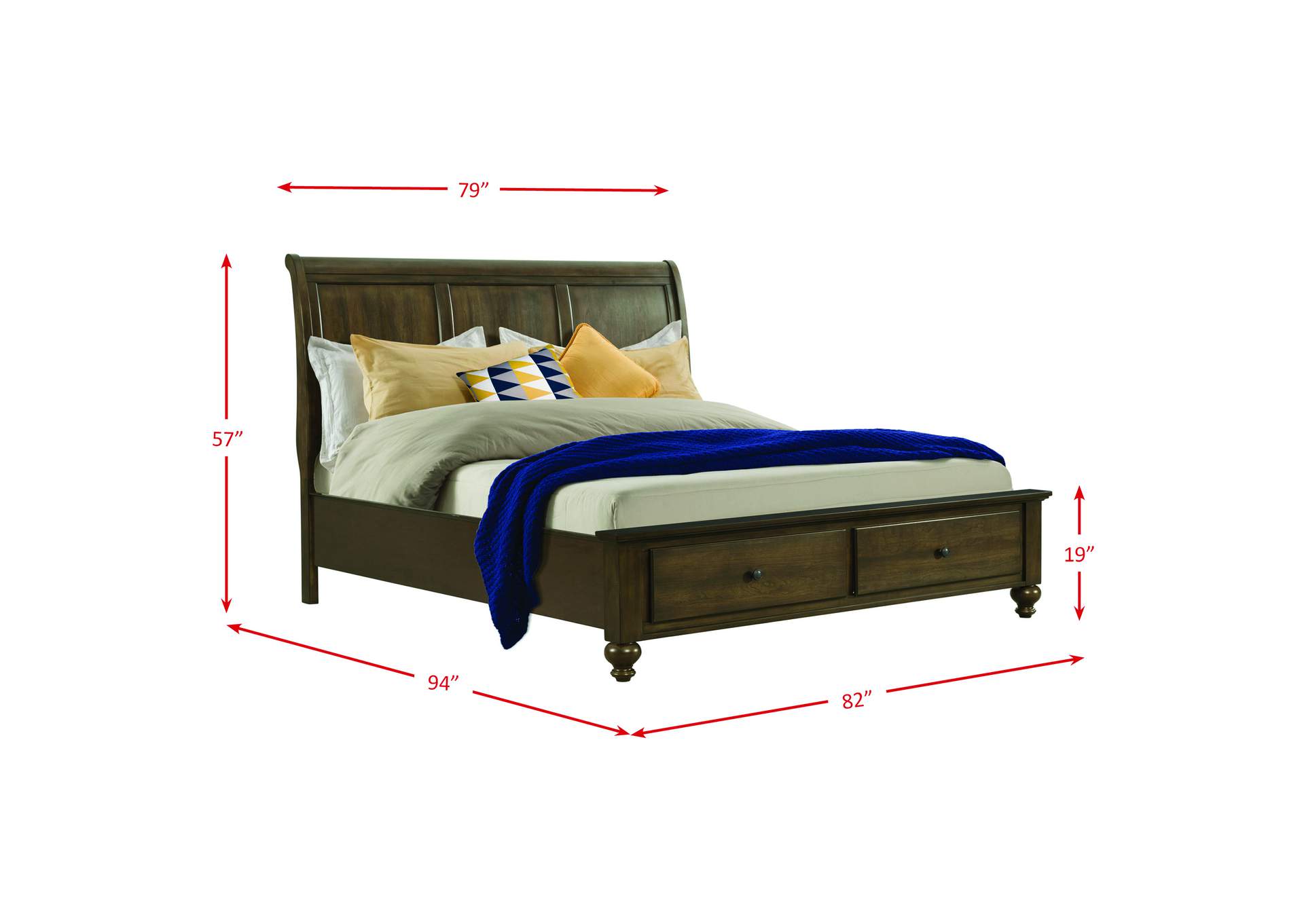 Chatham King 2 - Drawer Storage Bed