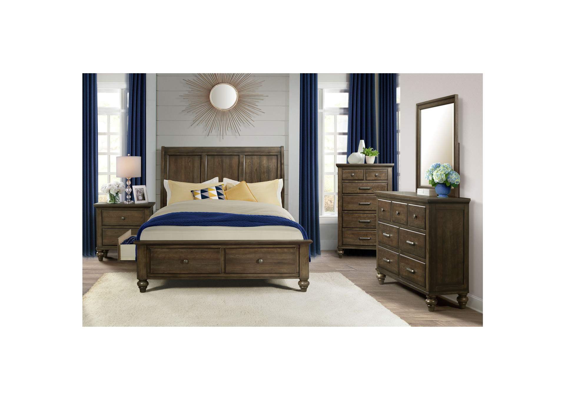 Chatham Full 2-Drawer Storage Bed