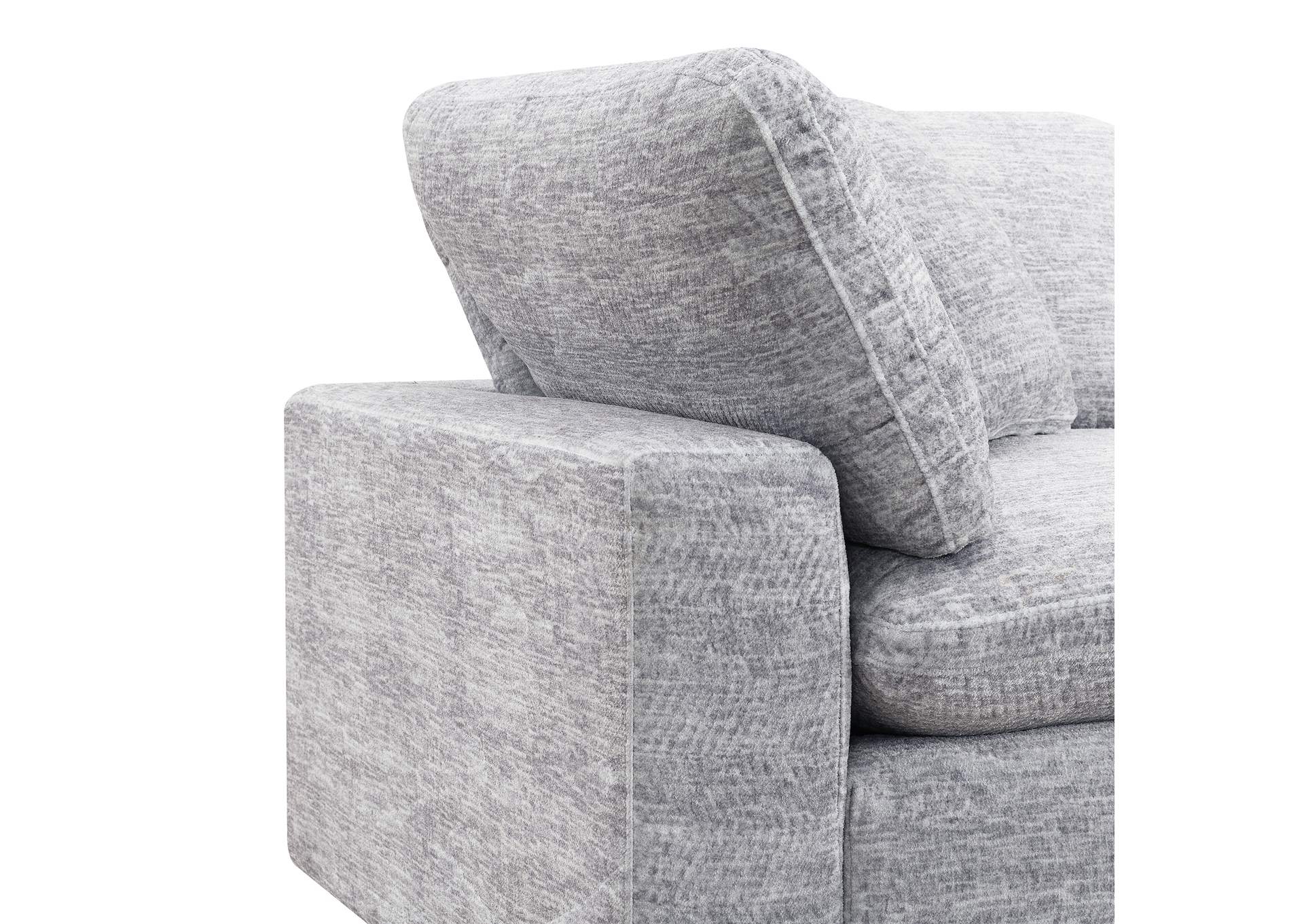 Cloud 9 Modular 6 Piece Living Room Set In Zaftag Dove image 5