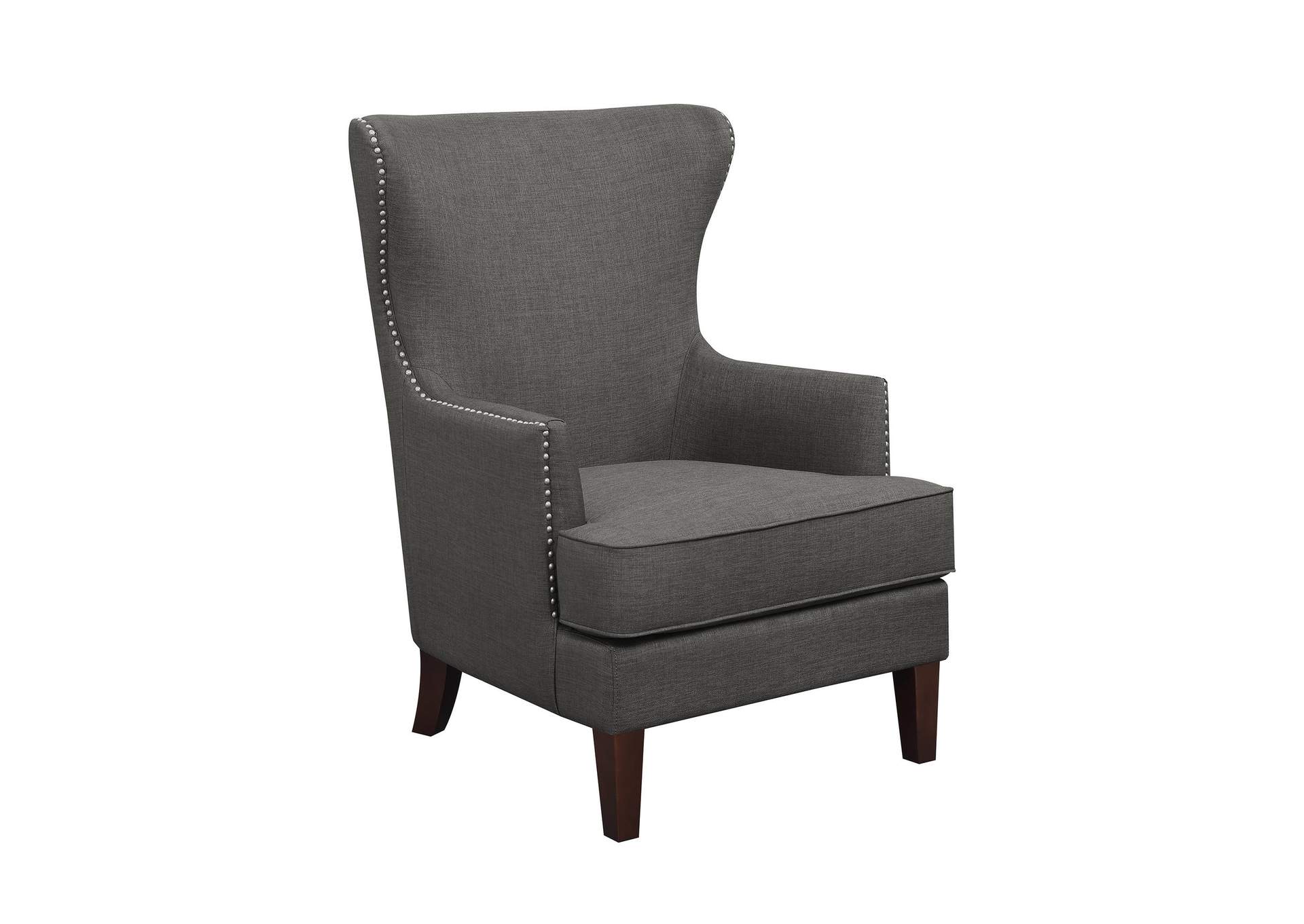 Cody 2724 Chair With Chrome Nails In Heirloom Charcoal 3A image 10