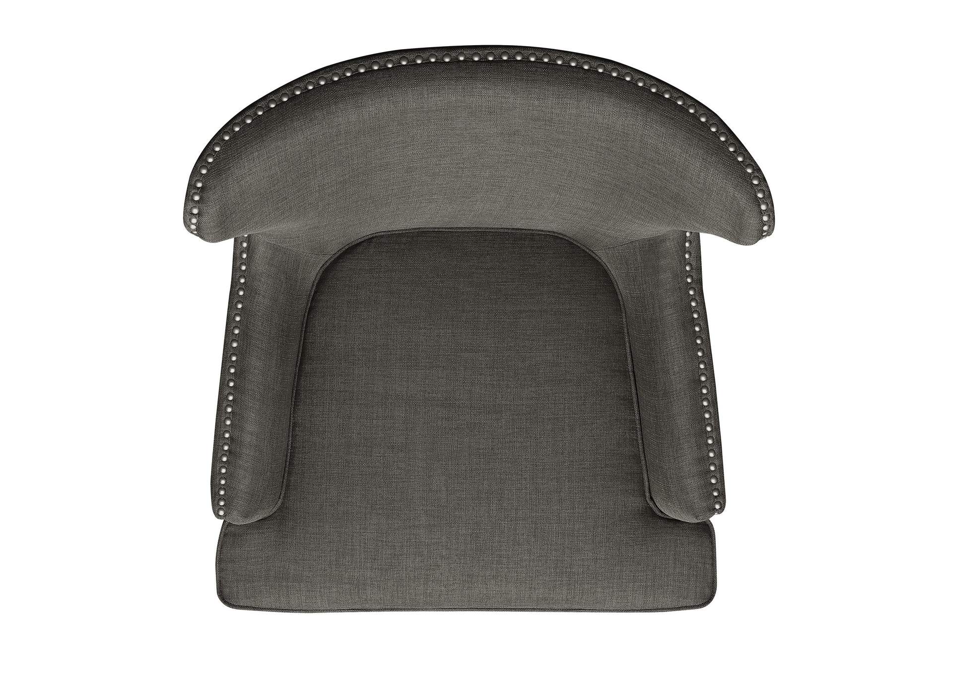 Cody 2724 Chair With Chrome Nails In Heirloom Charcoal 3A image 8
