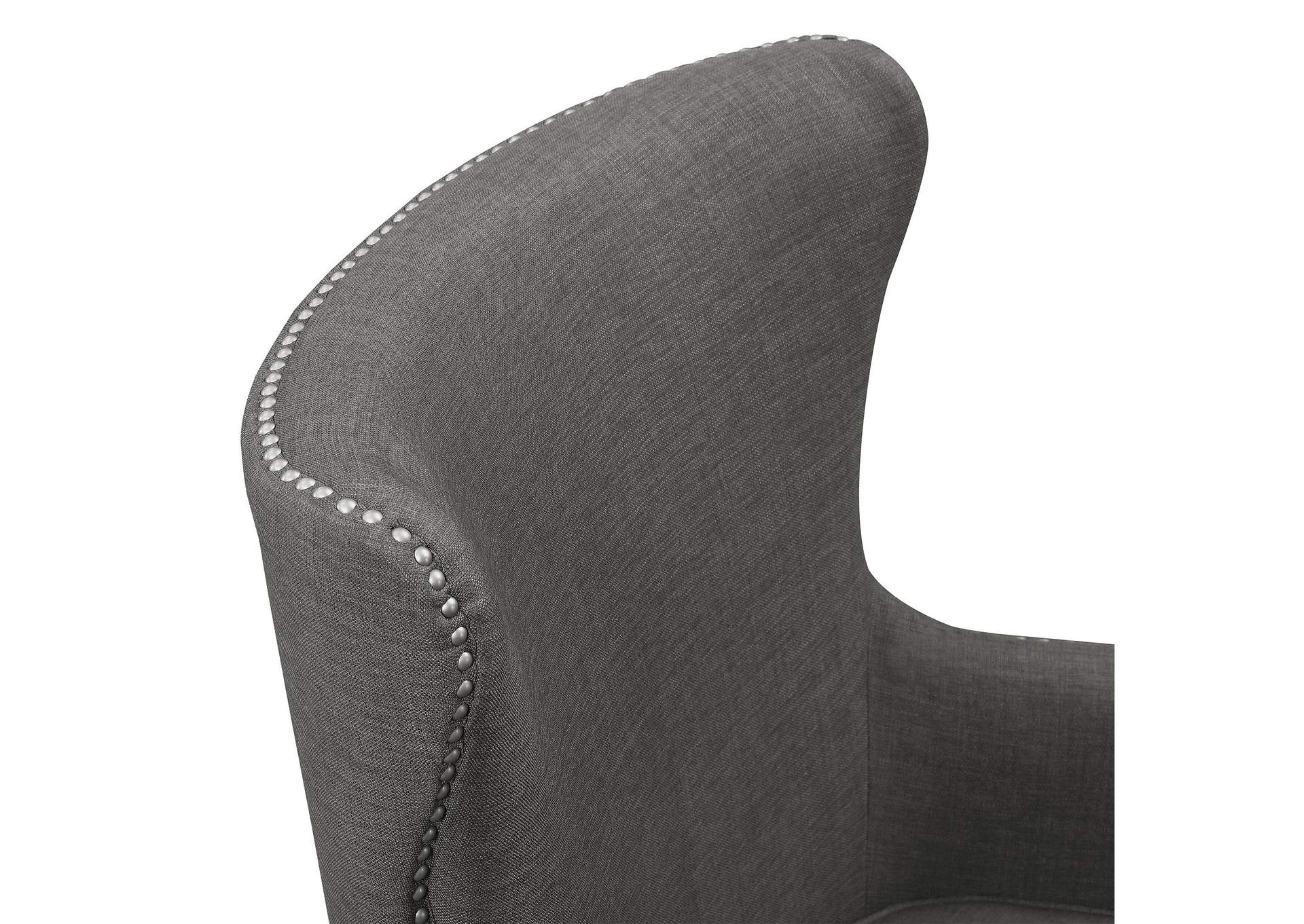 Cody 2724 Chair With Chrome Nails In Heirloom Charcoal 3A image 3
