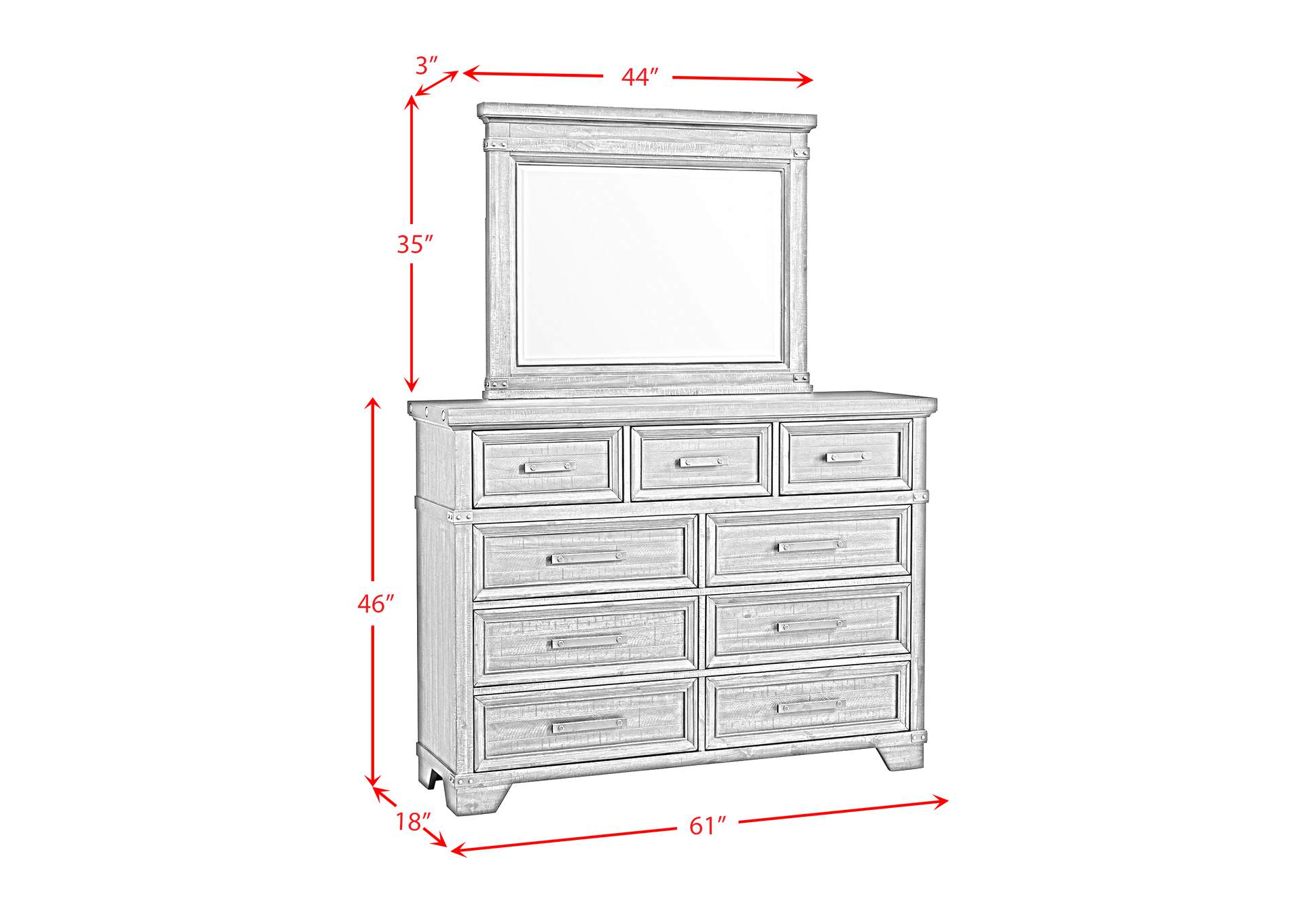 Colorado City Queen Storage 5 Piece Bedroom Set In Charcoal image 11
