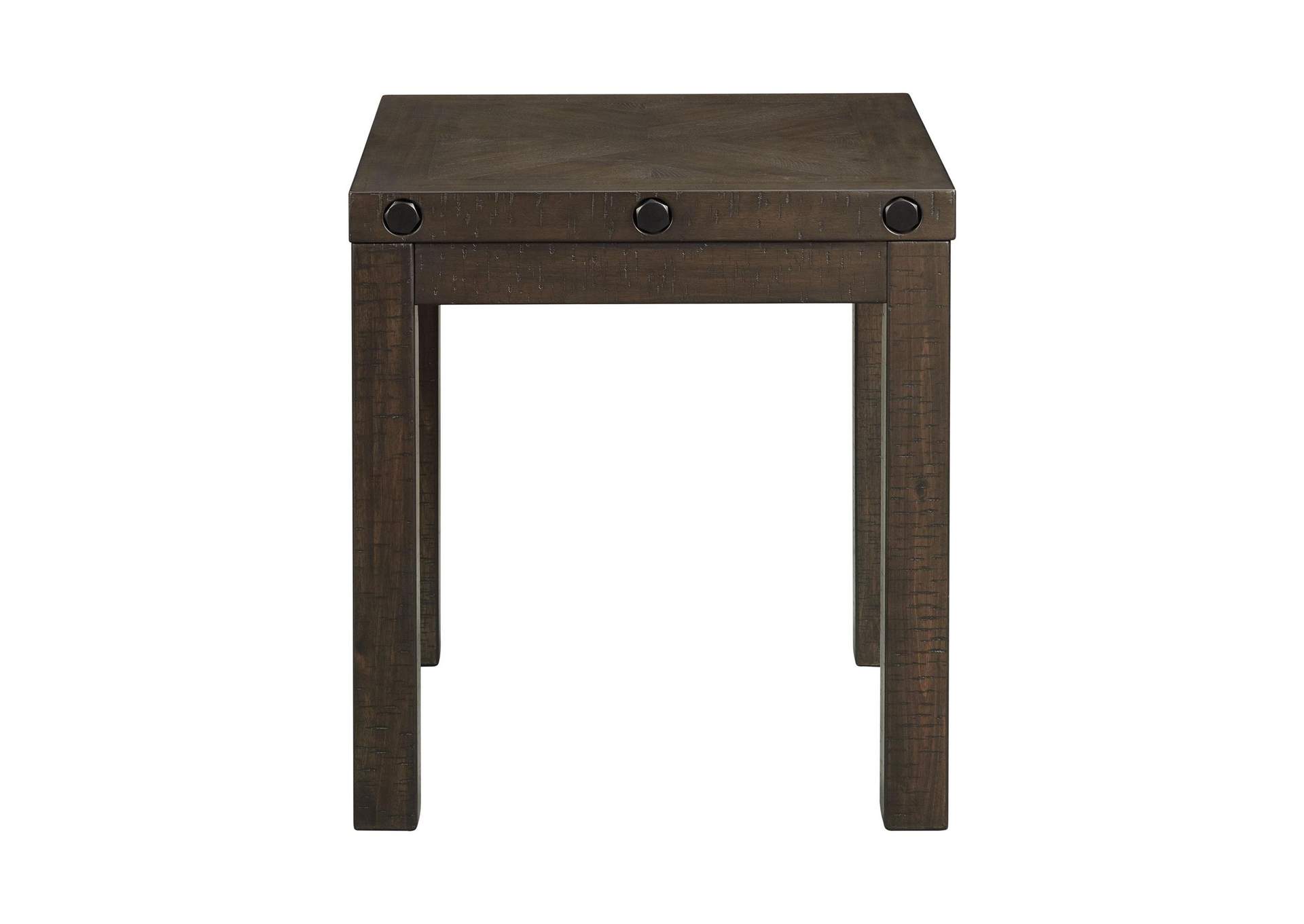 Colorado Occasional End Table With USB - Power Charcoal image 8