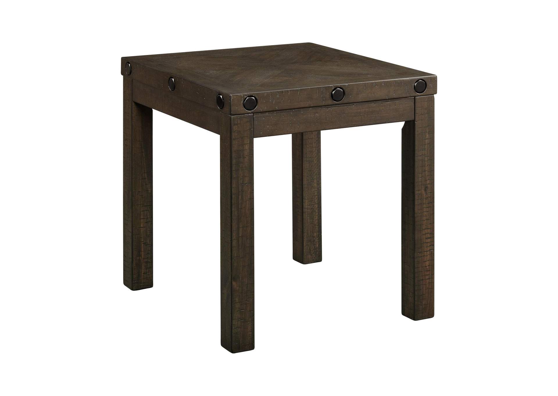 Colorado Occasional End Table With USB - Power Charcoal image 7