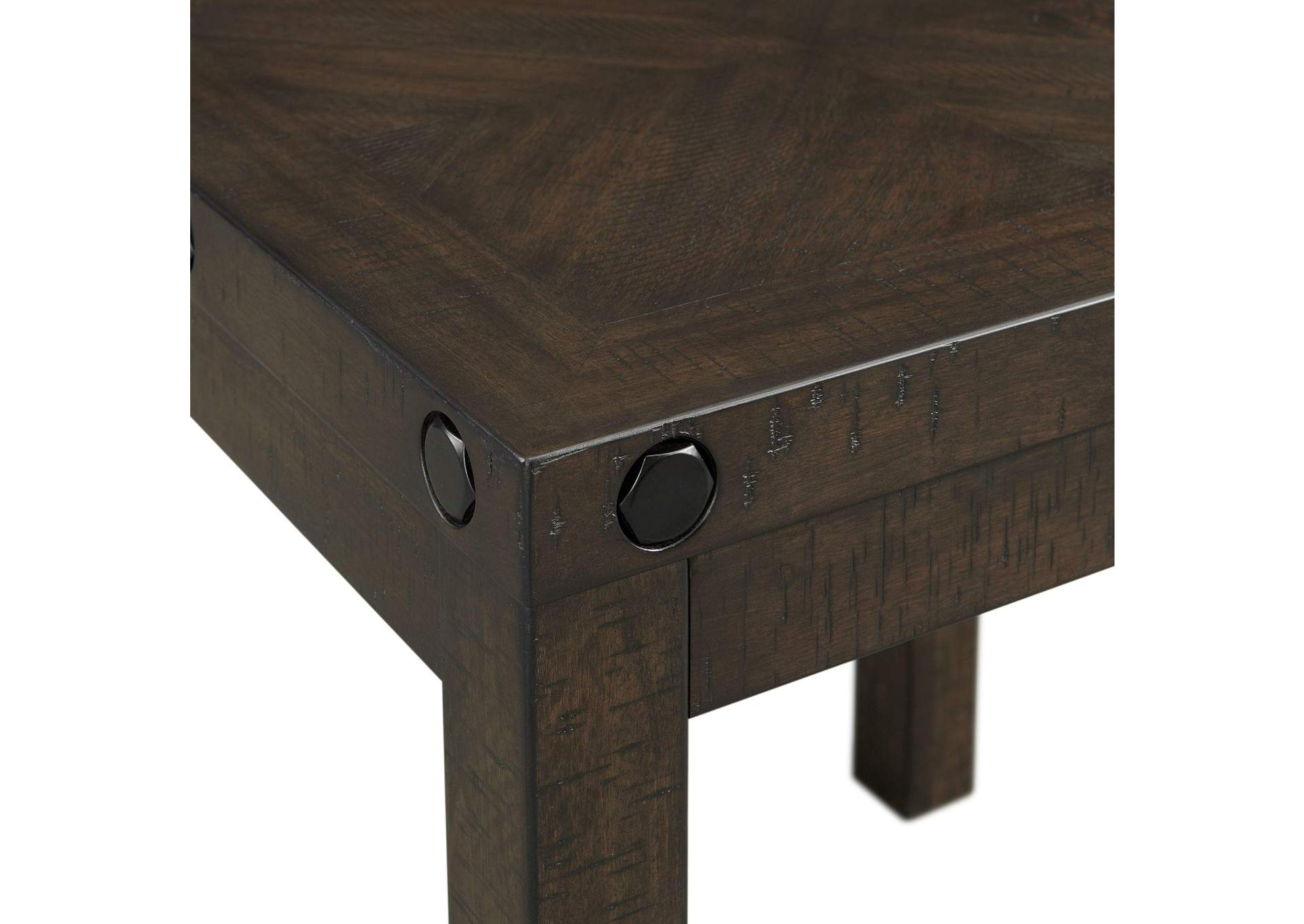 Colorado Occasional End Table With USB - Power Charcoal image 3
