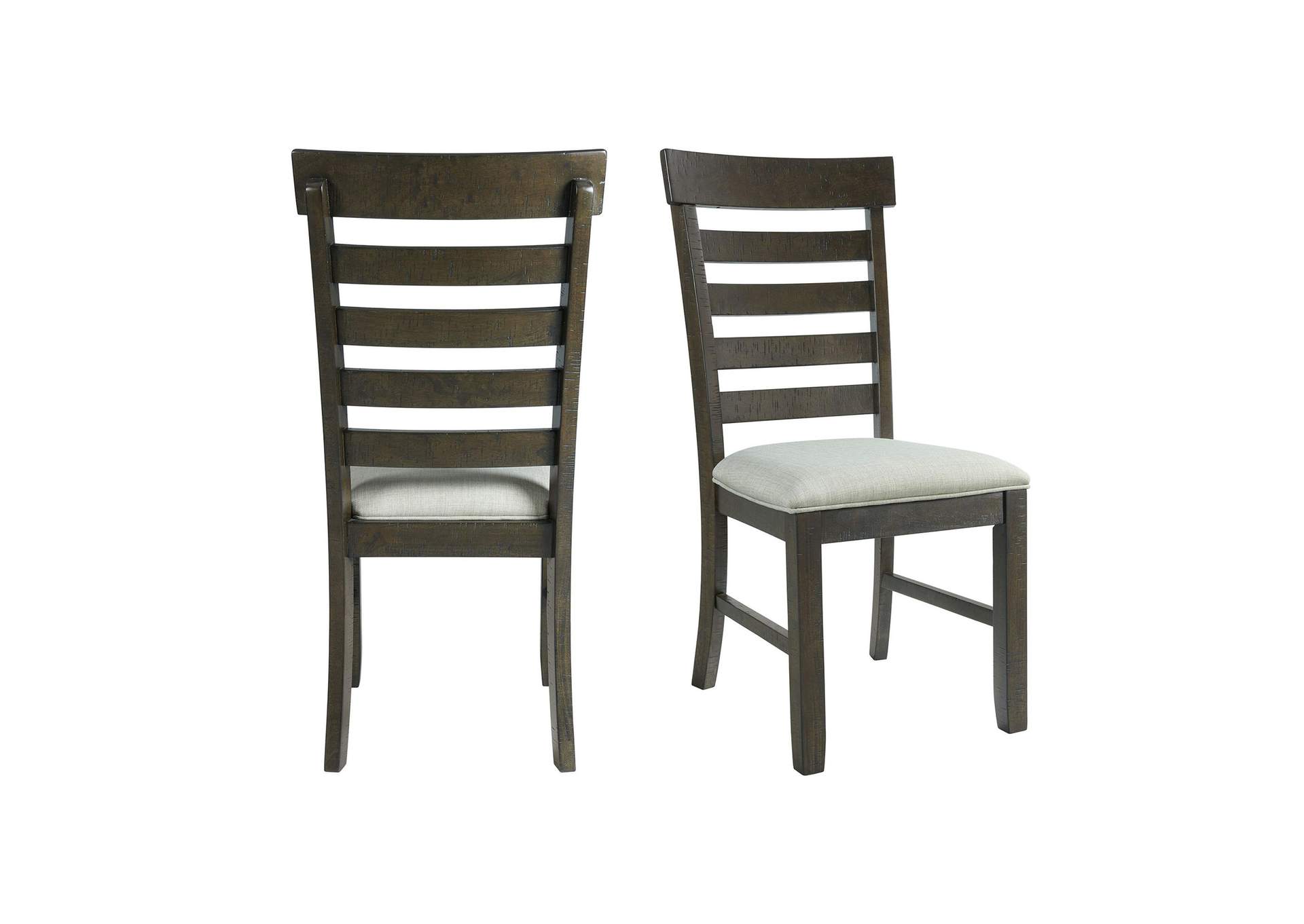 Colorado Dining Height Side Chair Charcoal 2 Piece Per Carton image 3
