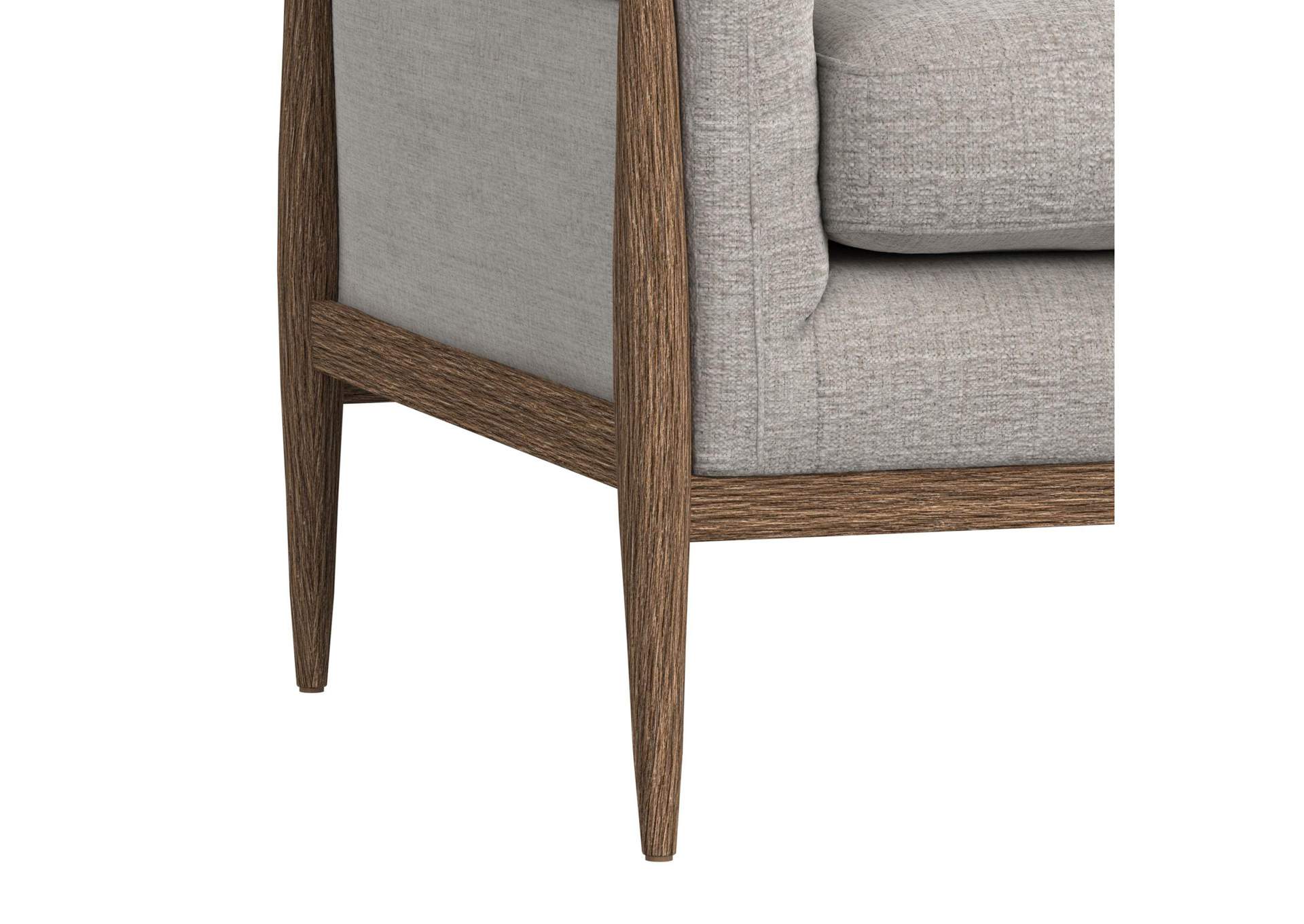 Comet Accent Chair In Laurance Light Grey image 4