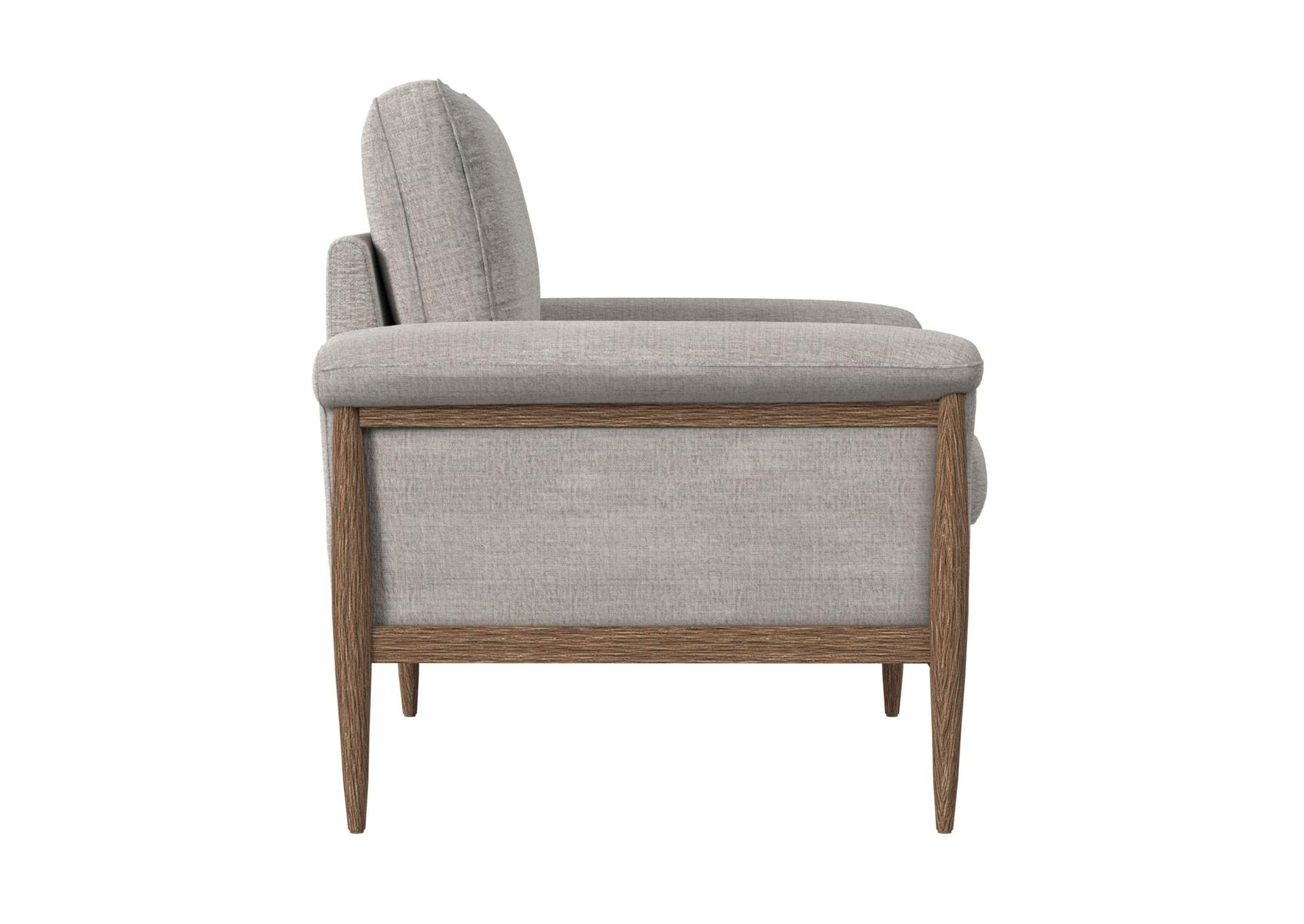 Comet Accent Chair In Laurance Light Grey image 7