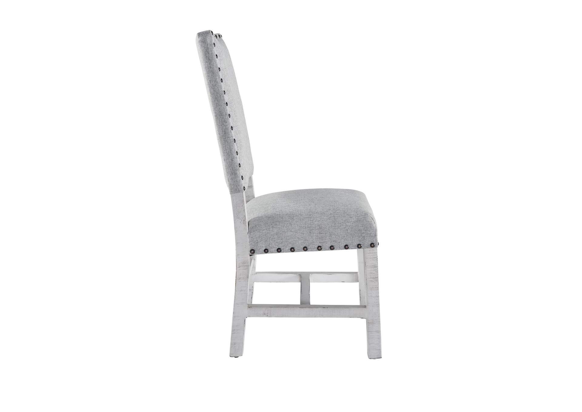 Condesa White Fabric Back Side Chair 2 Per Pack image 9