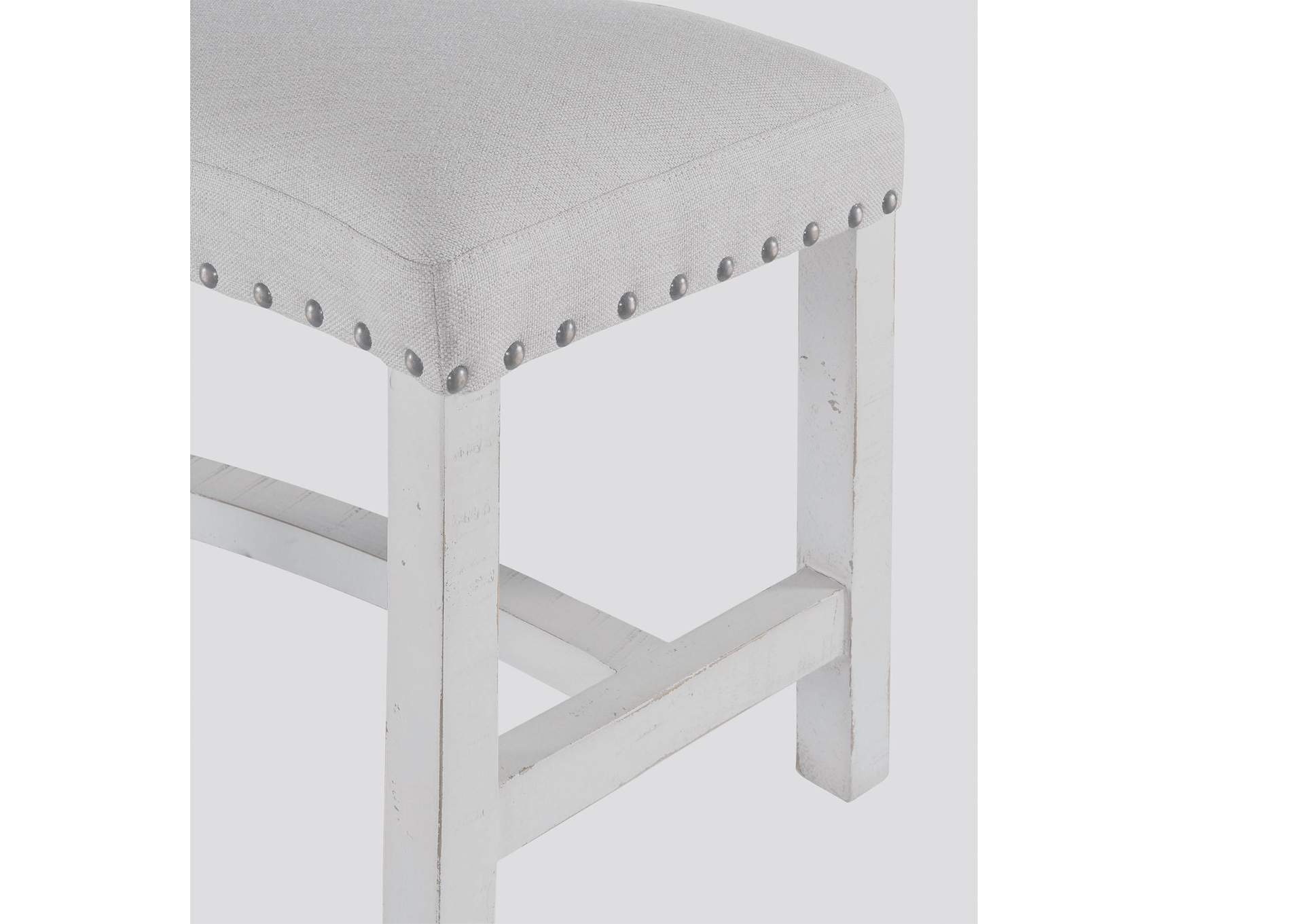 Condesa White Round Bench image 4