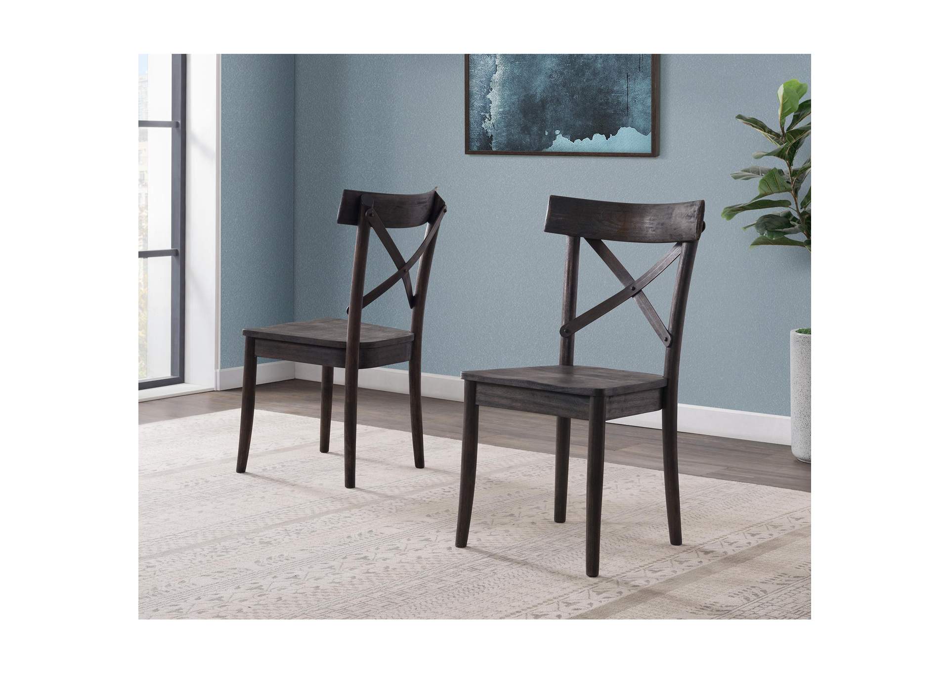 D210 - 43C Coronado - Side Chair 2 - Ctn - Chocolate image 1