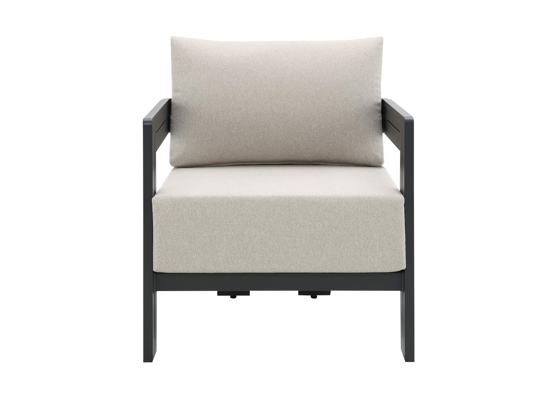 Costa Chair - Black And Soluction Beige 2 Per Carton