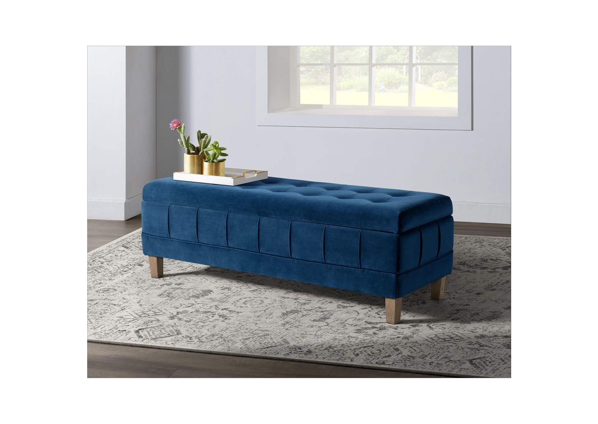 Crosby Bench Royale Cobalt image 1