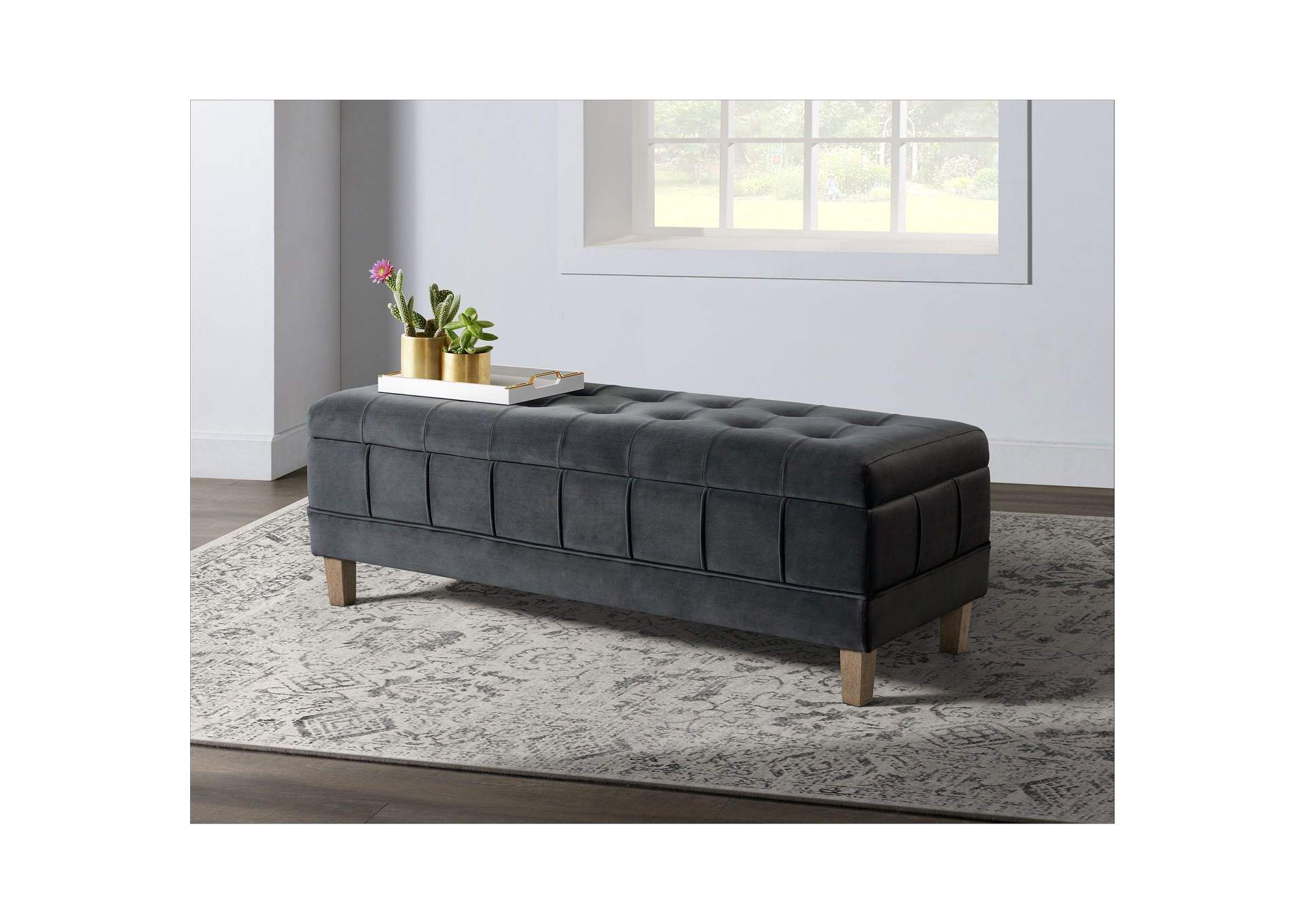 Crosby Bench Royale Grey image 1