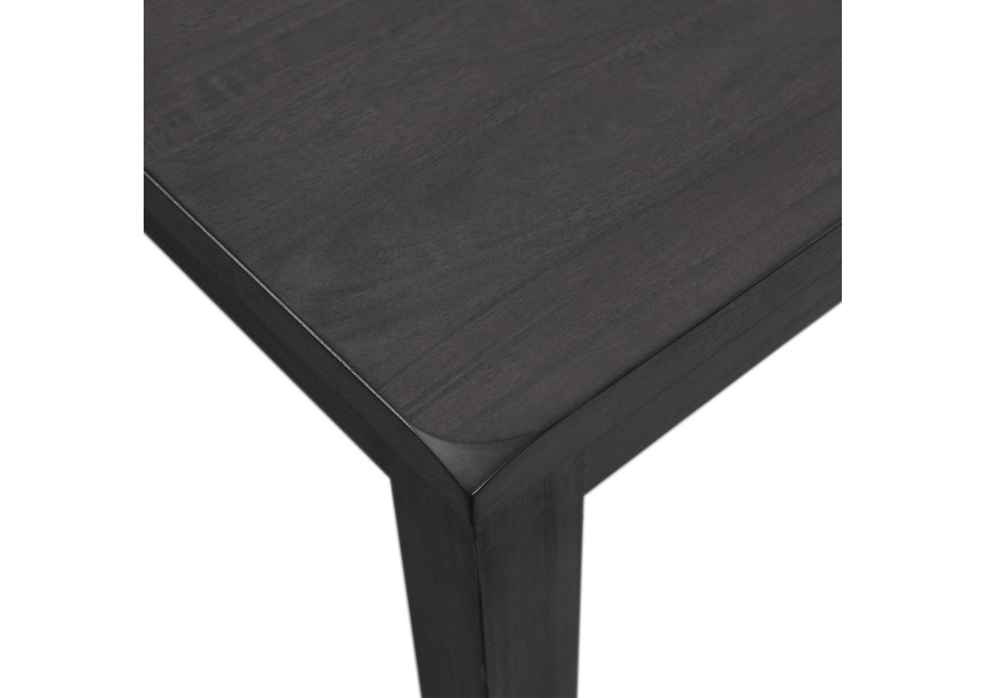 Alex Grey 60 7 Pc Counter Set Grey Table With Black Pu Seat