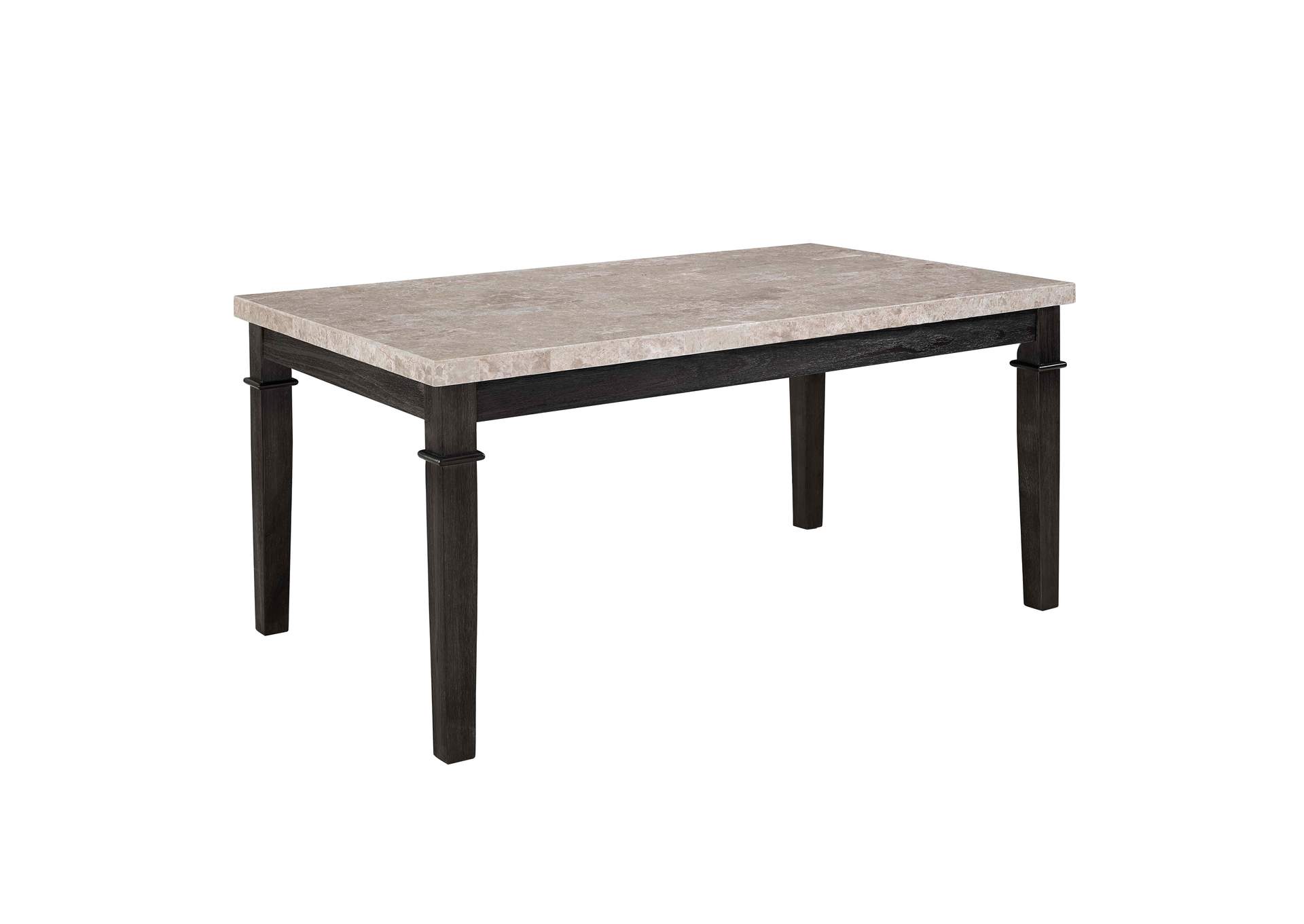 Greystone 5 Piece Dining Set - Table 4 Upholstered Chairs