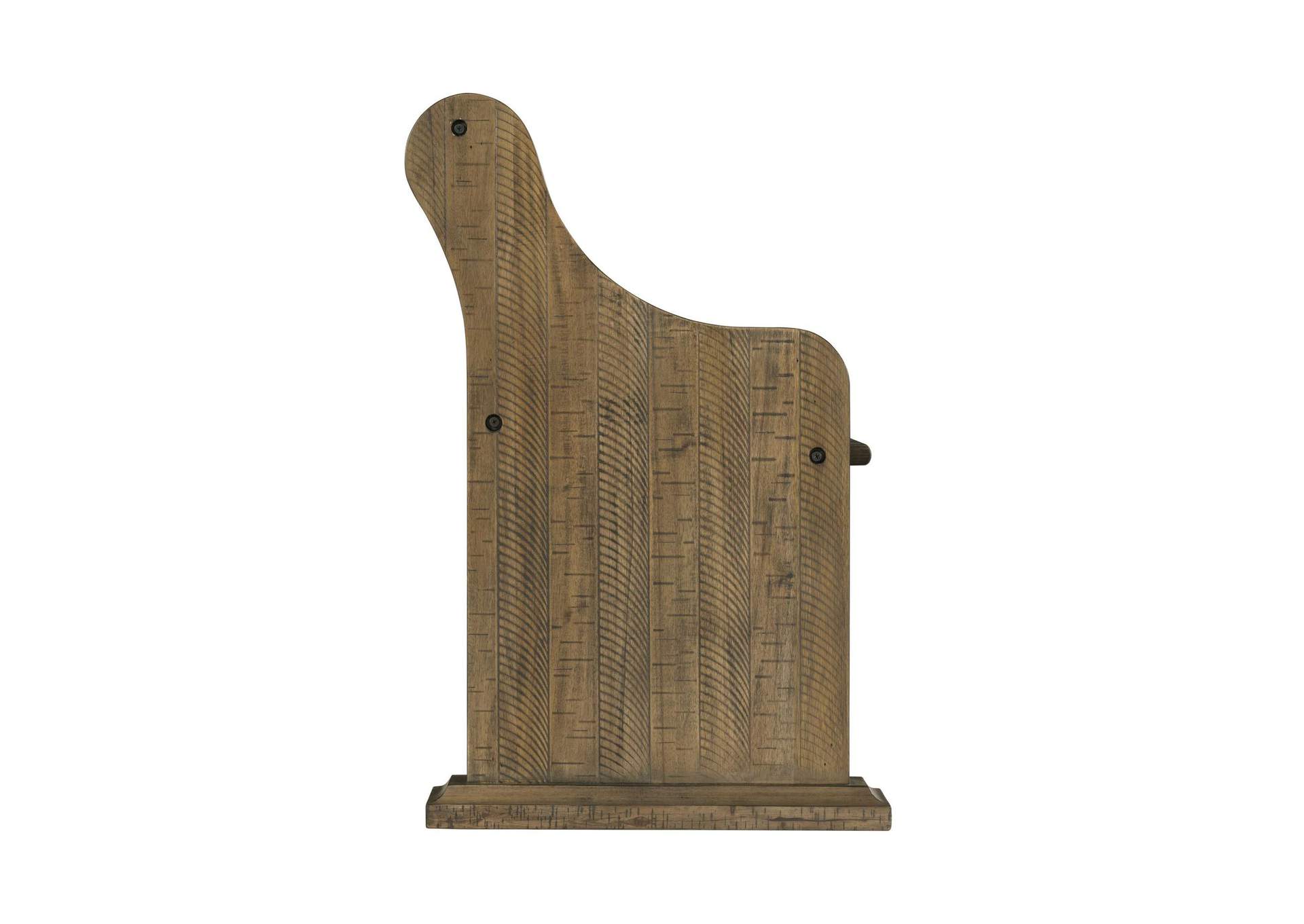 Stone Pew Bench Gray Finish image 4