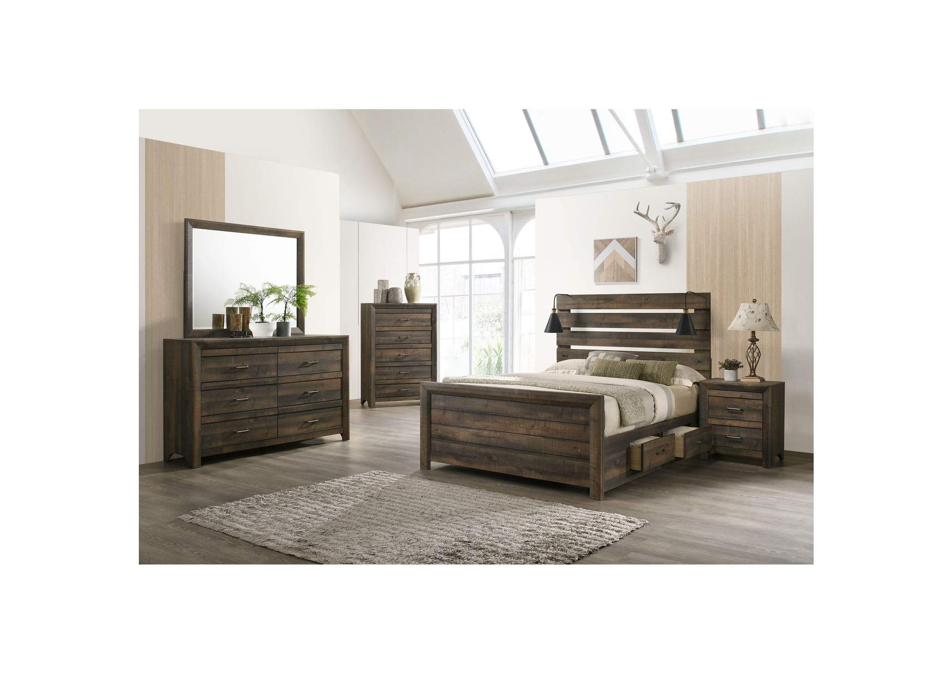 Dallas Dresser Rustic Brown image 1