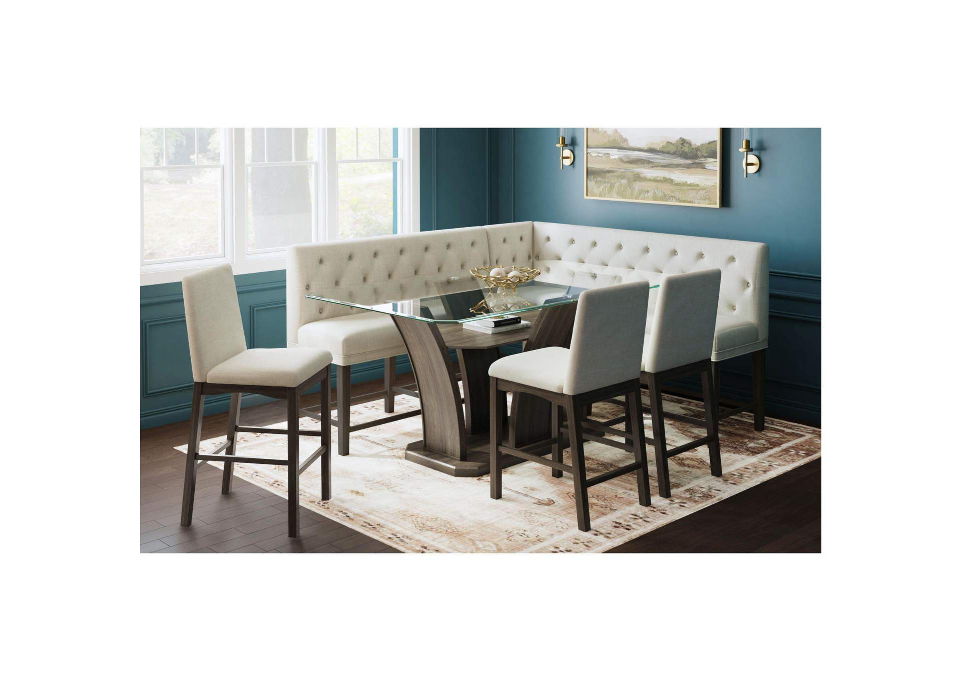 Peyton Sectional Sofa Counter Set image 1