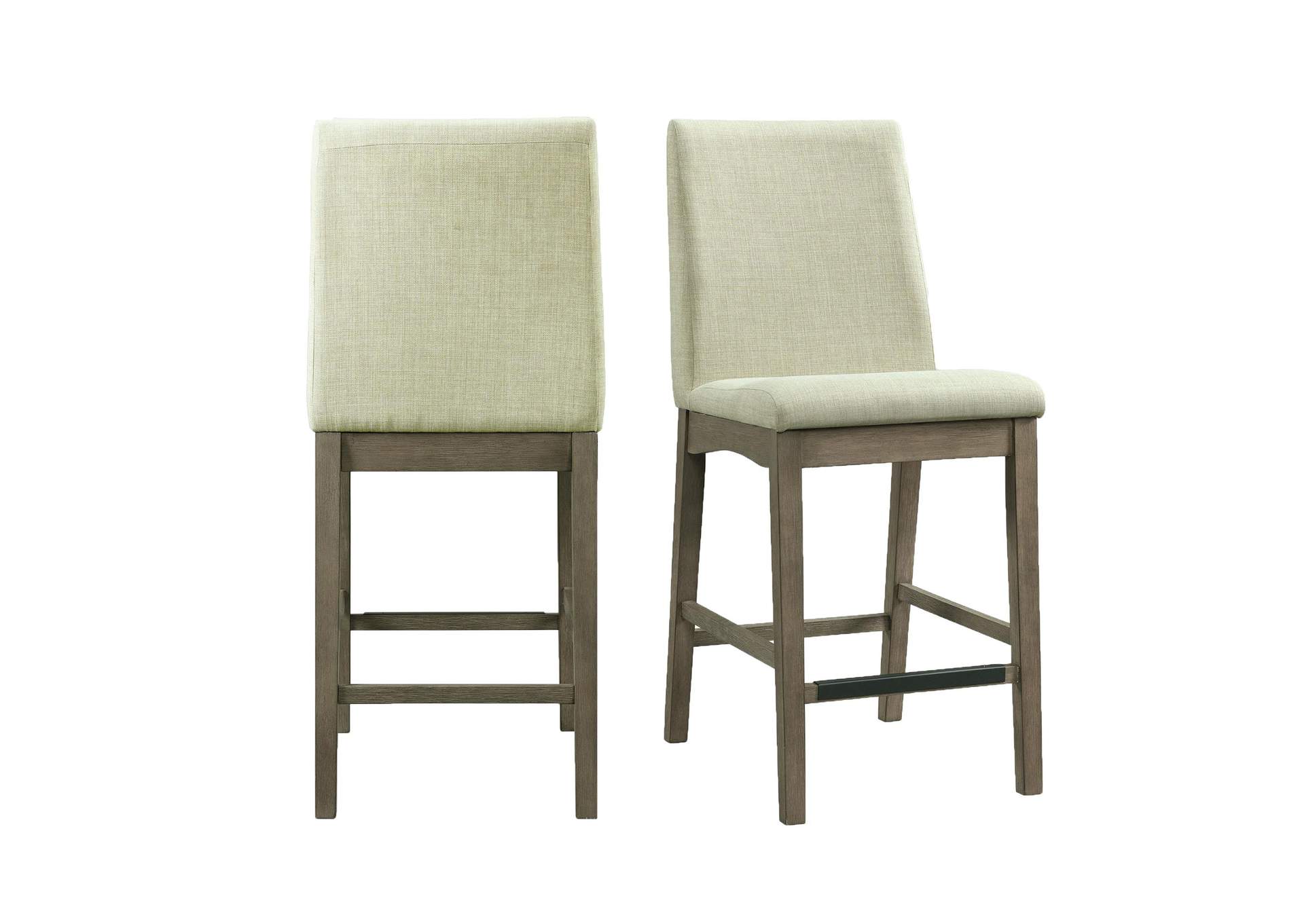 Dapper Counter Side Chair Grey Finish Two Per Carton image 3