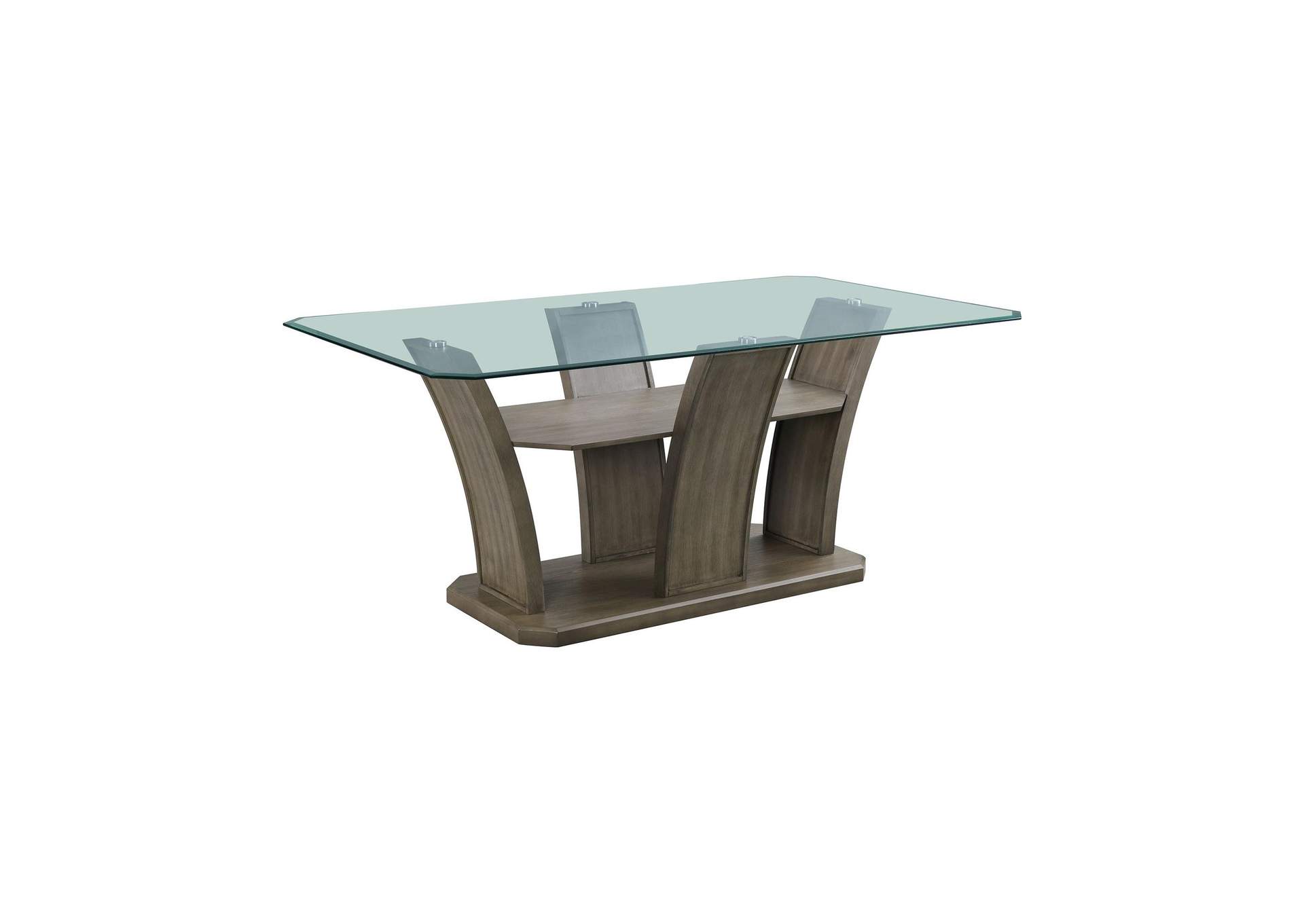 Dapper Grey Rectangular Dining Table image 8