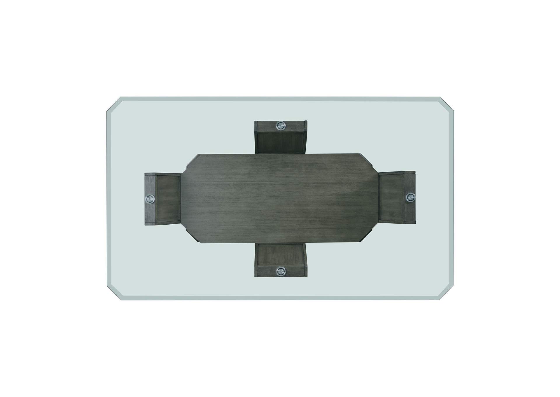 Dapper Grey Rectangular Dining Table image 5