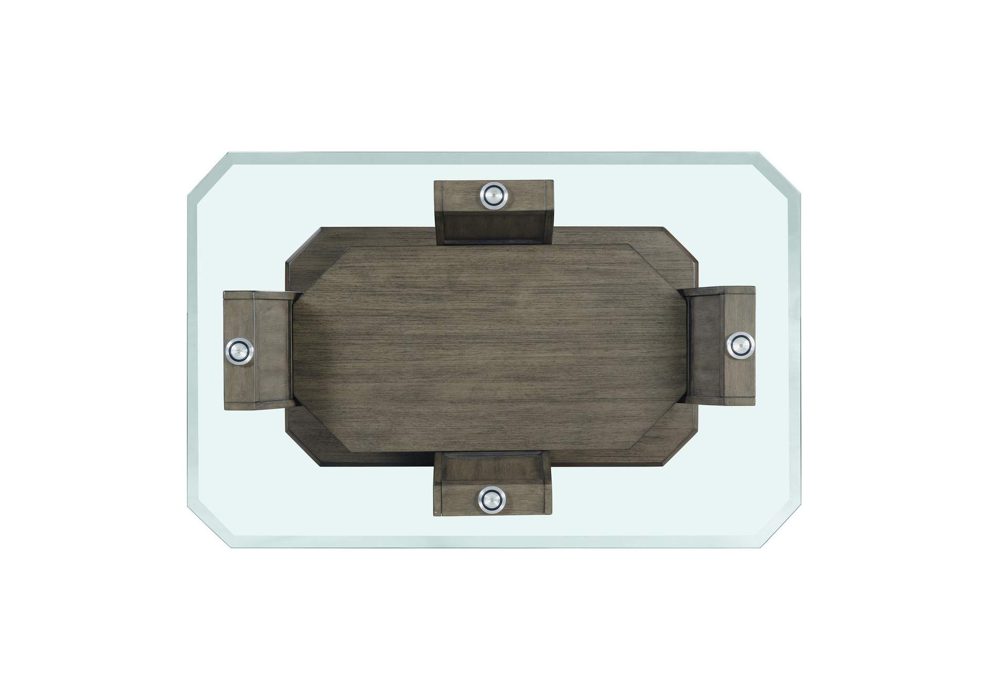 Dapper Rectangular Coffee Table Grey