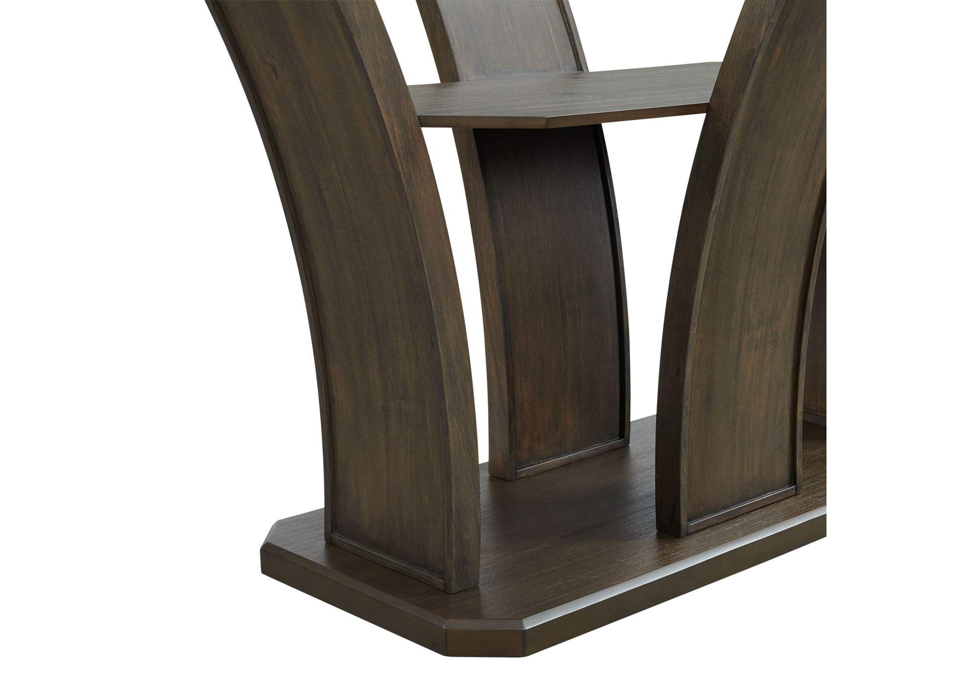 Dapper Rectangular Counter Dining Table In Walnut image 4