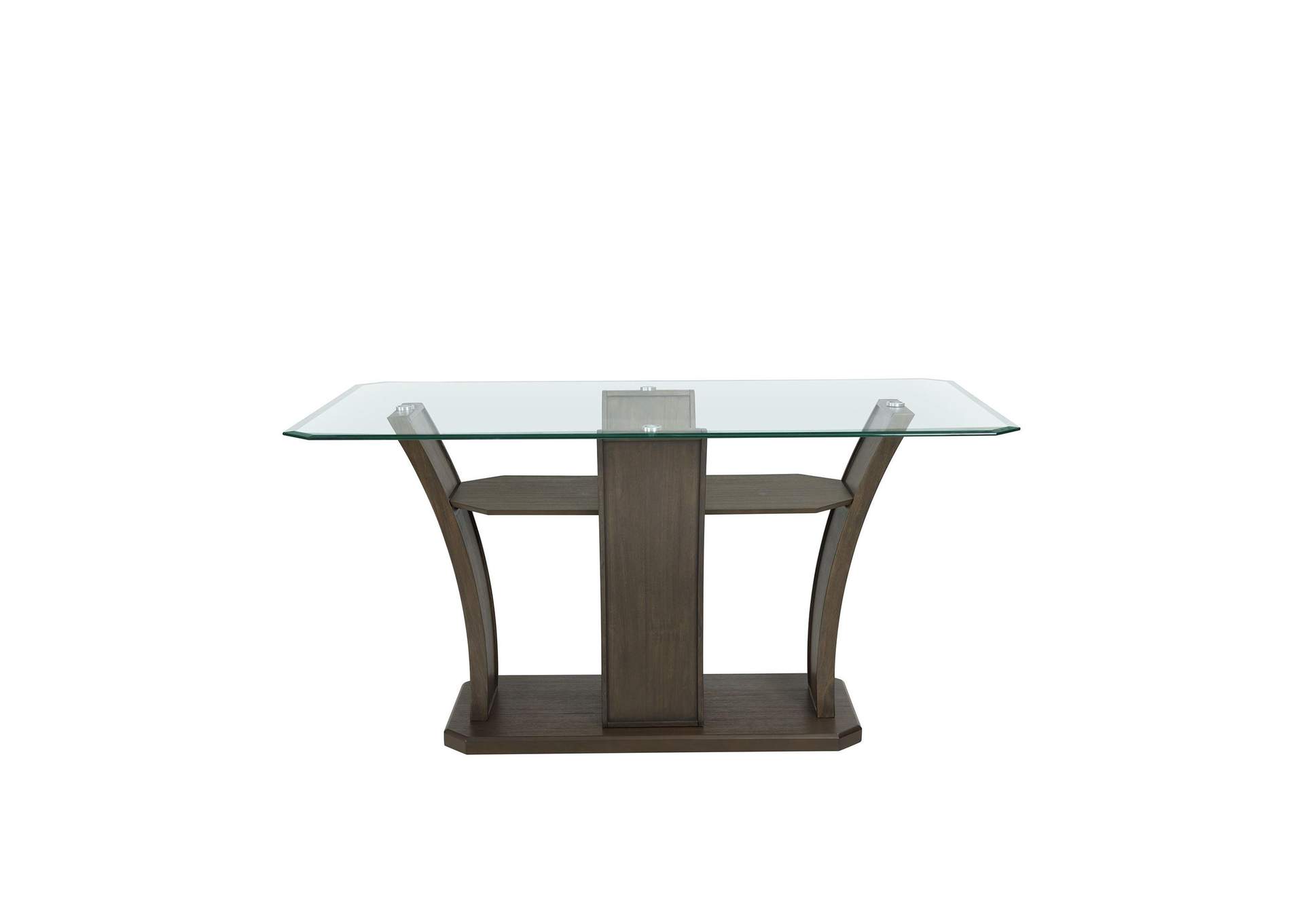 Dapper Rectangular Counter Dining Table In Walnut image 8