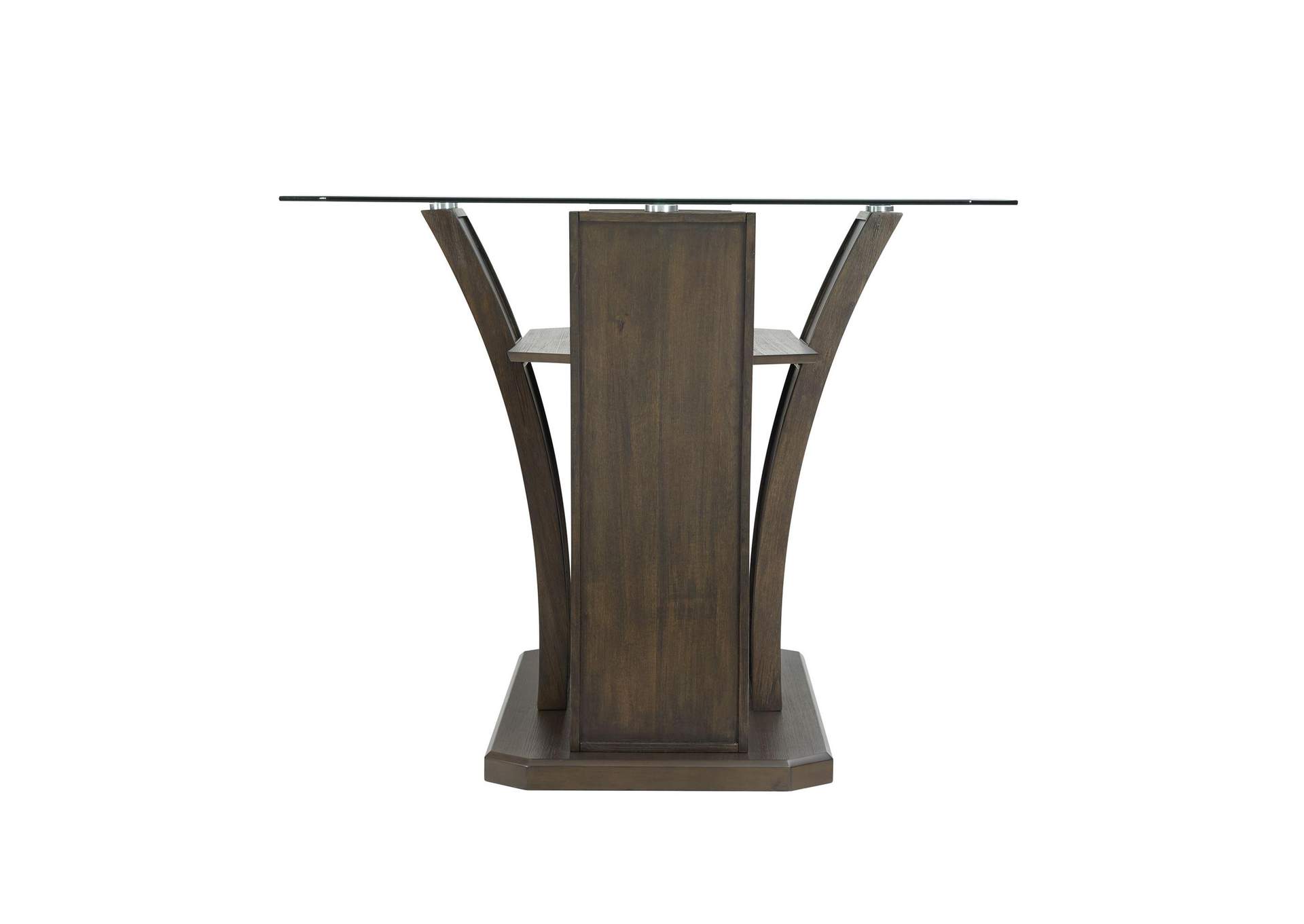 Dapper Rectangular Counter Dining Table In Walnut image 9