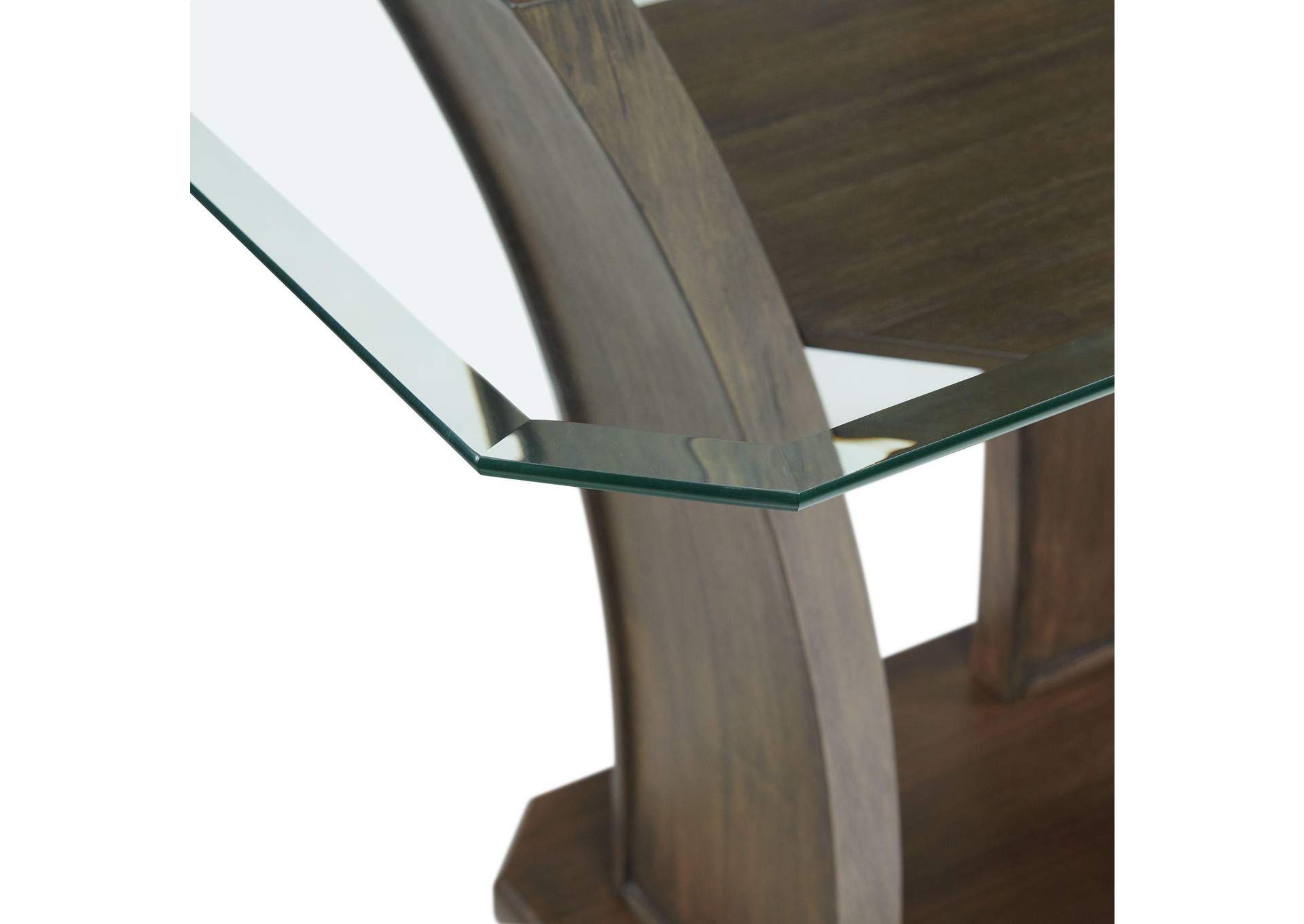 Dapper Rectangular Counter Dining Table In Walnut image 3