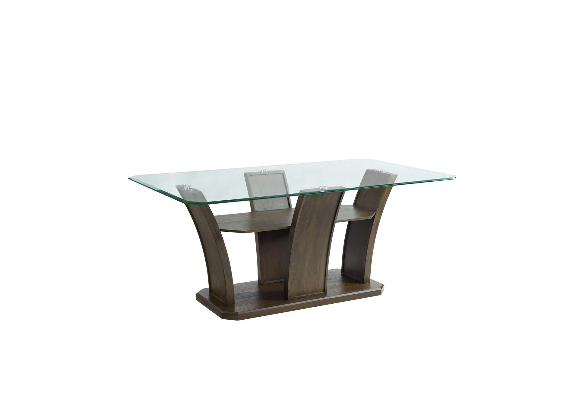 Dapper Rectangular Standard Dining Table In Walnut image 8