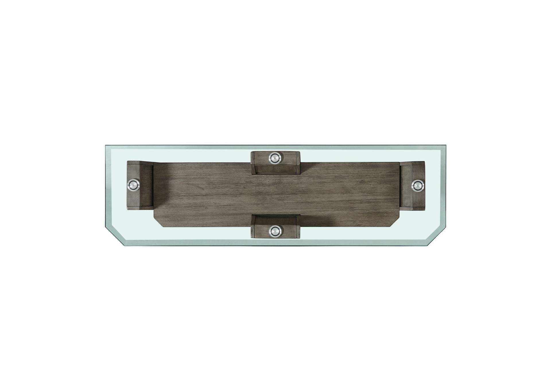 Dapper Rectangular Sofa Table Grey image 5