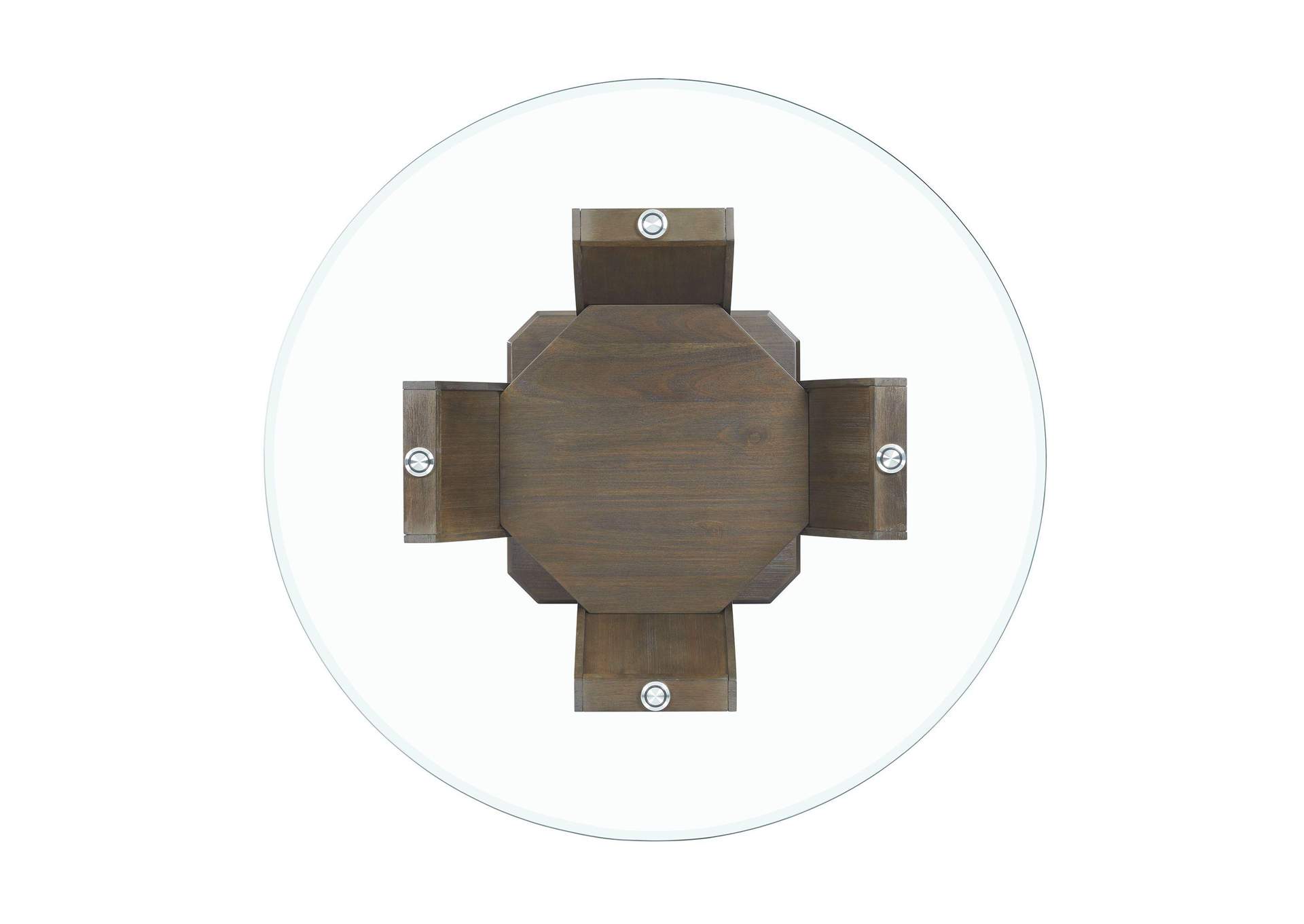 Dapper Round Counter Height Dining Table In Walnut image 5