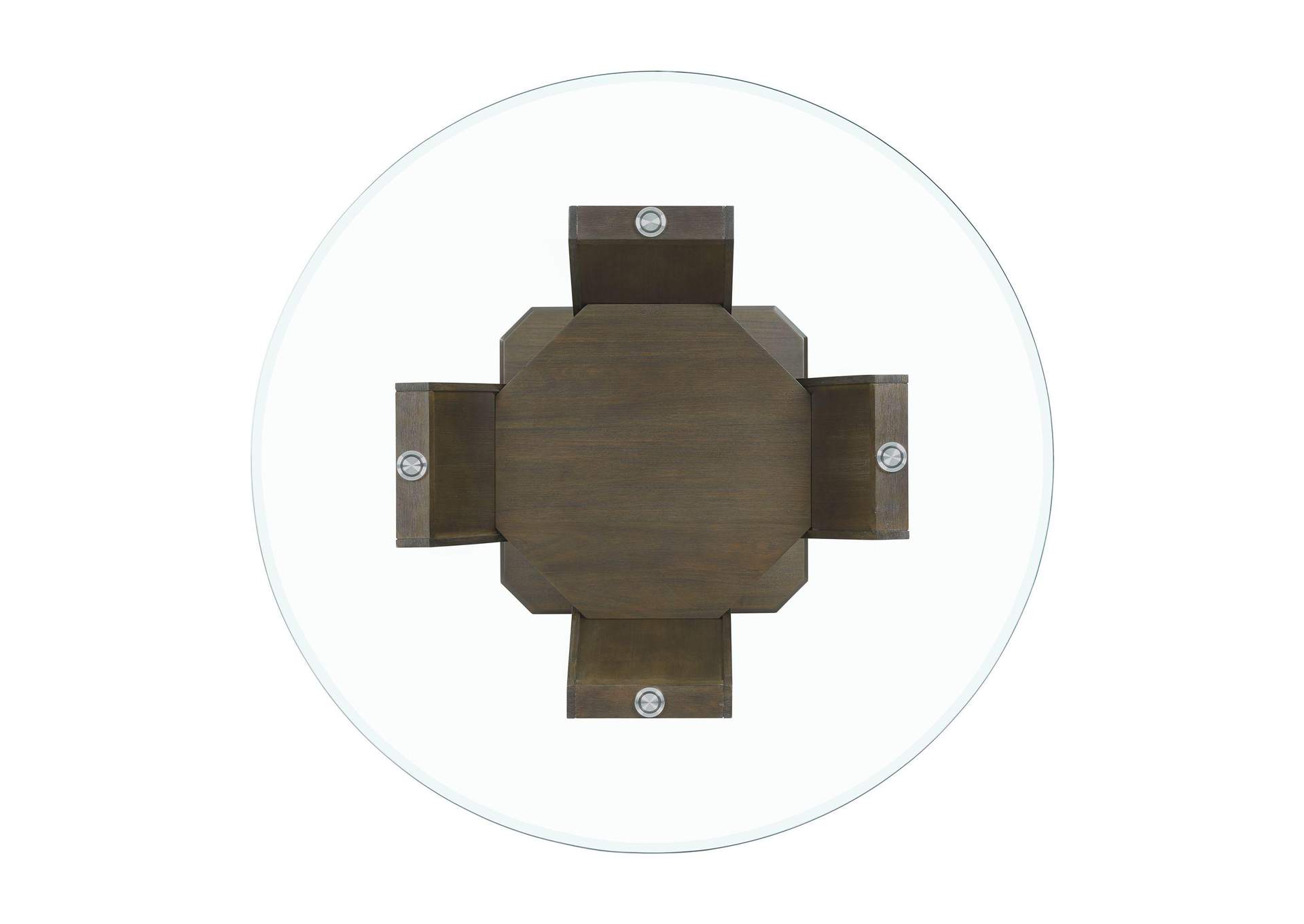 Dapper Round Dining Table In Walnut image 8