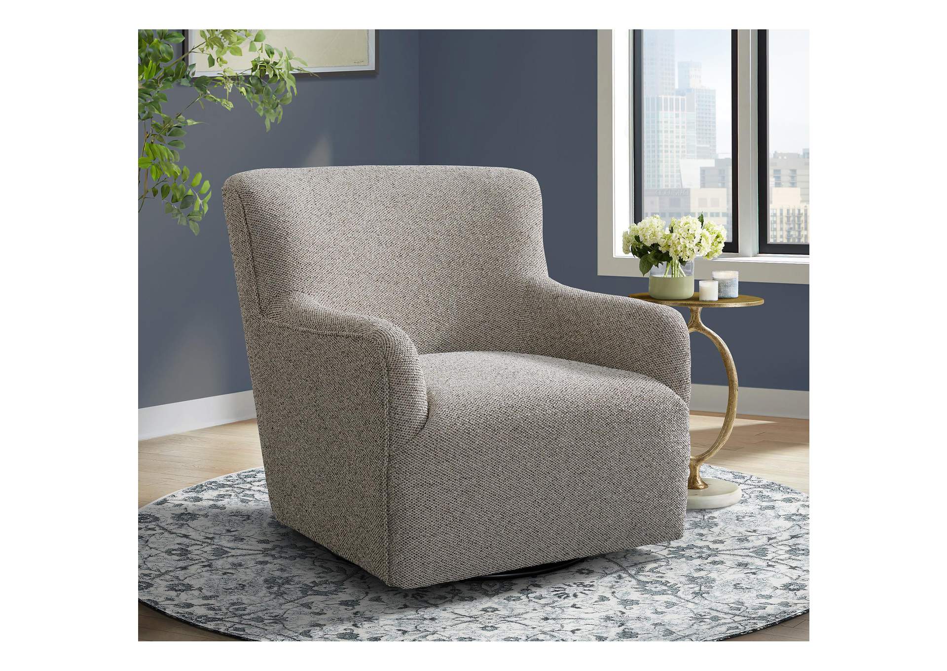 Deacon Swivel Chair In Gellar Birch image 1