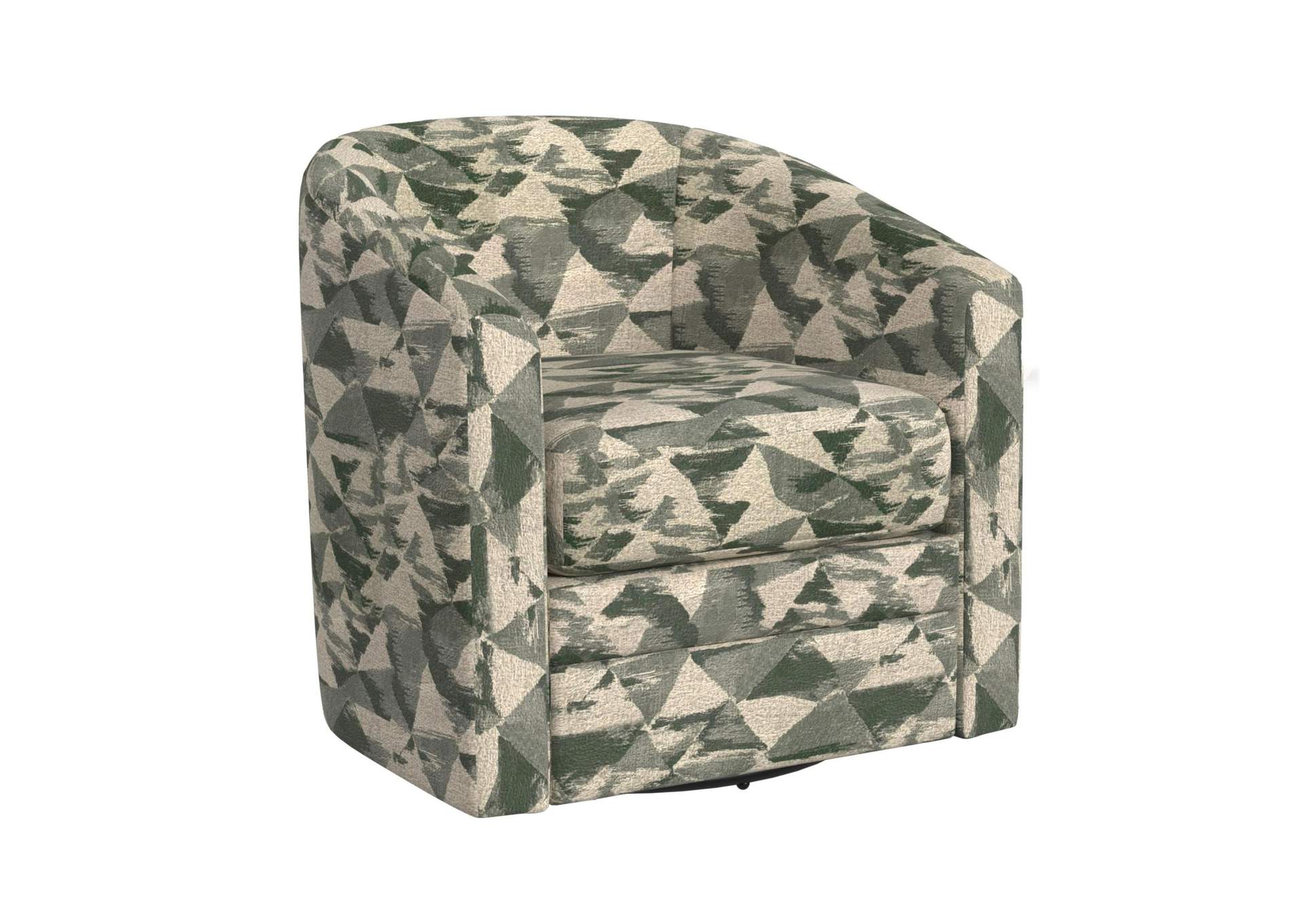 Decatur Swivel Chair In Jw Teal image 3