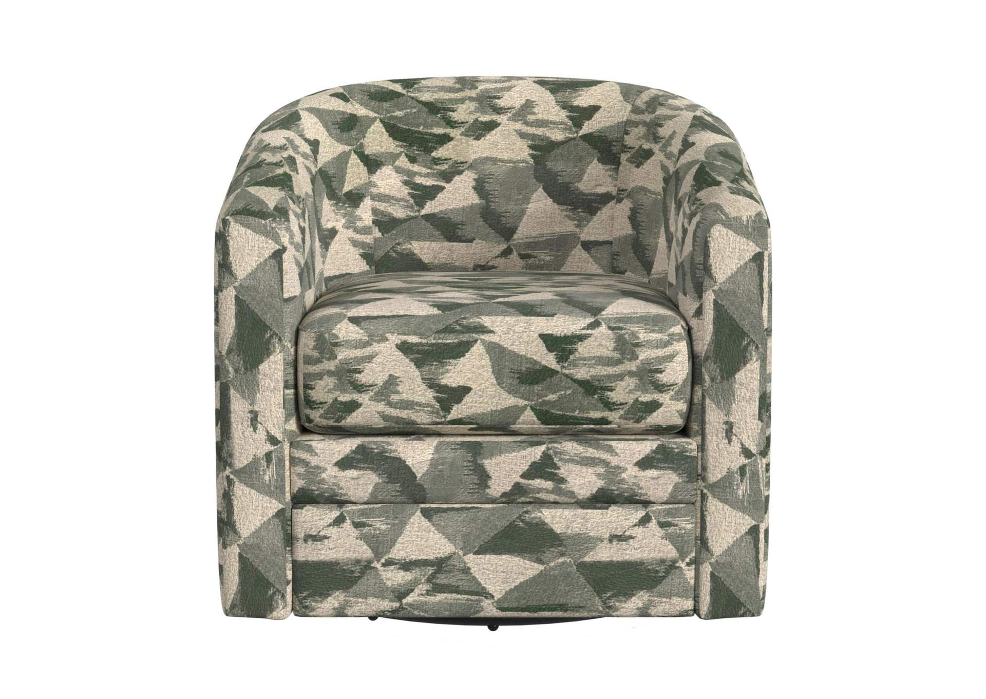 Decatur Swivel Chair In Jw Teal image 4