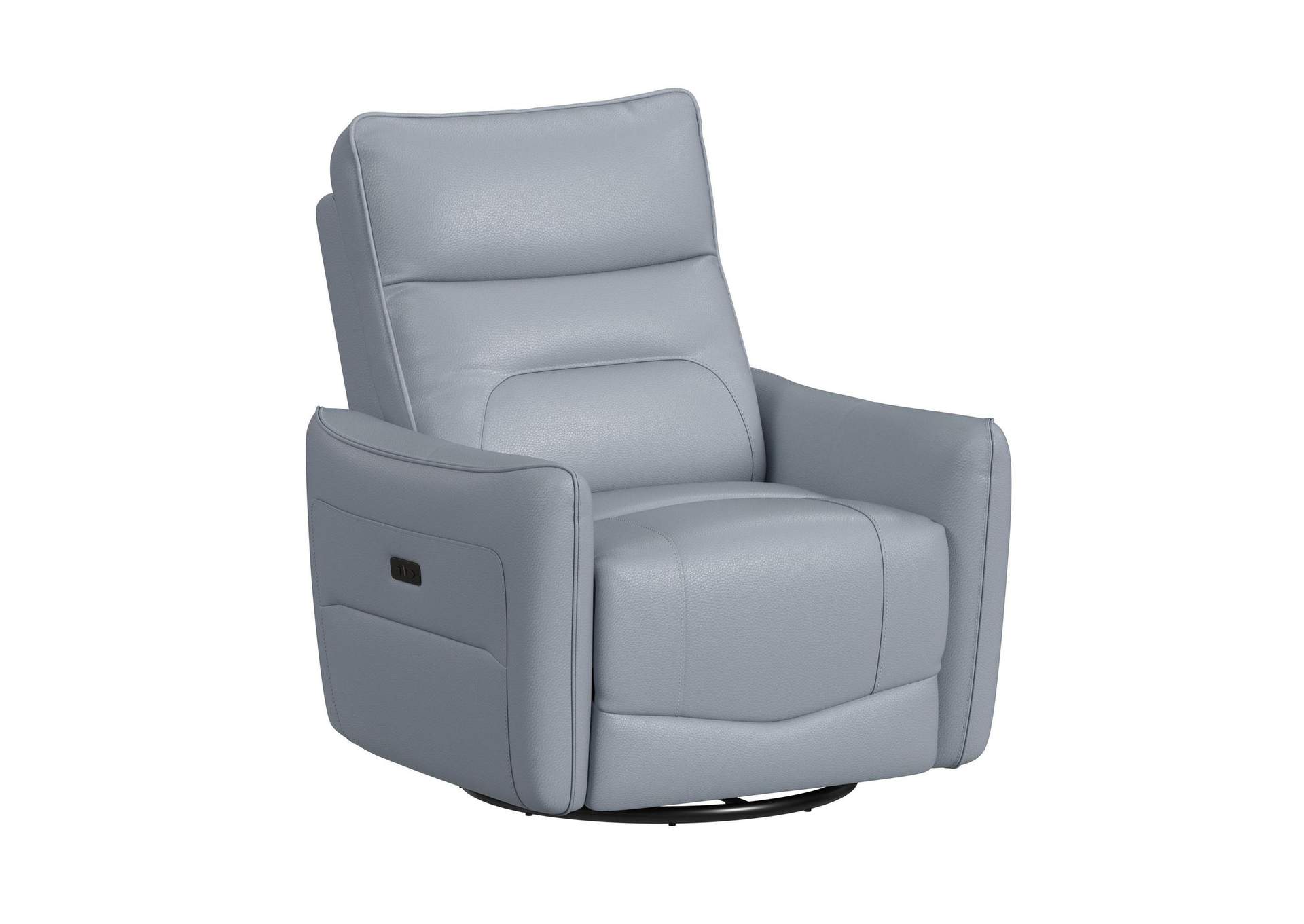 Deco P1 Recliner With Glider And Swivel In Del Mar Aqua image 3