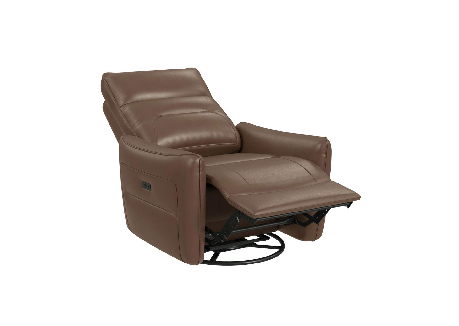 Deco P1 Recliner With Glider And Swivel In Del Mar Camel image 4