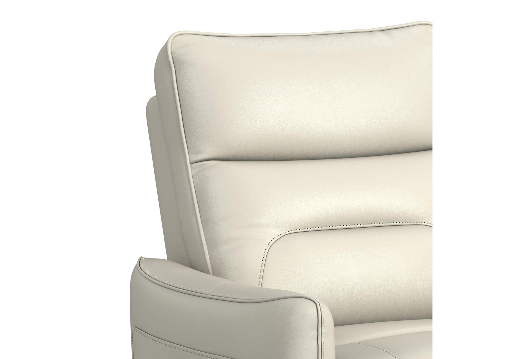 Deco P1 Recliner With Glider And Swivel In Del Mar Cream image 3