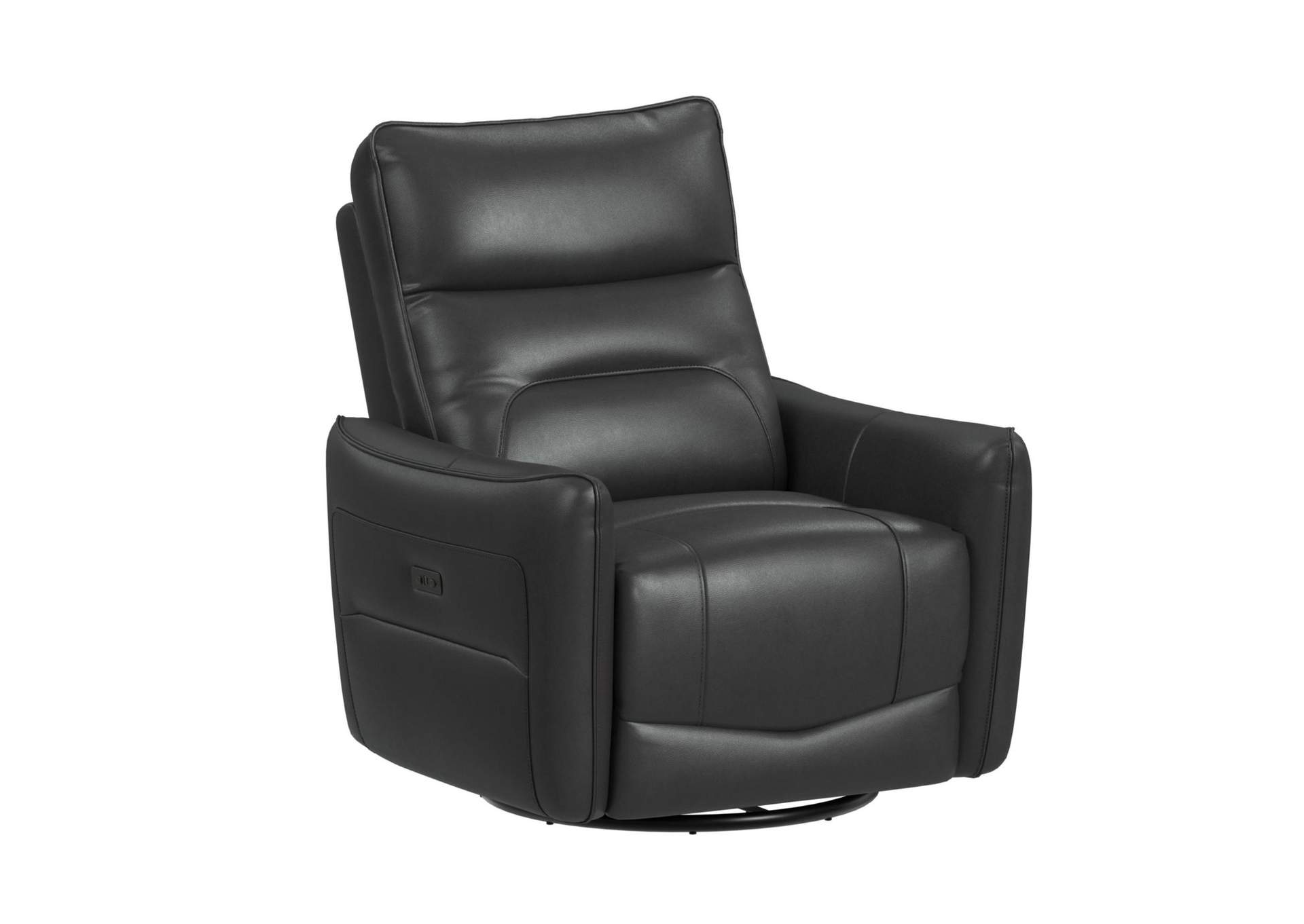 Deco P1 Recliner With Glider And Swivel In Del Mar Grey image 7